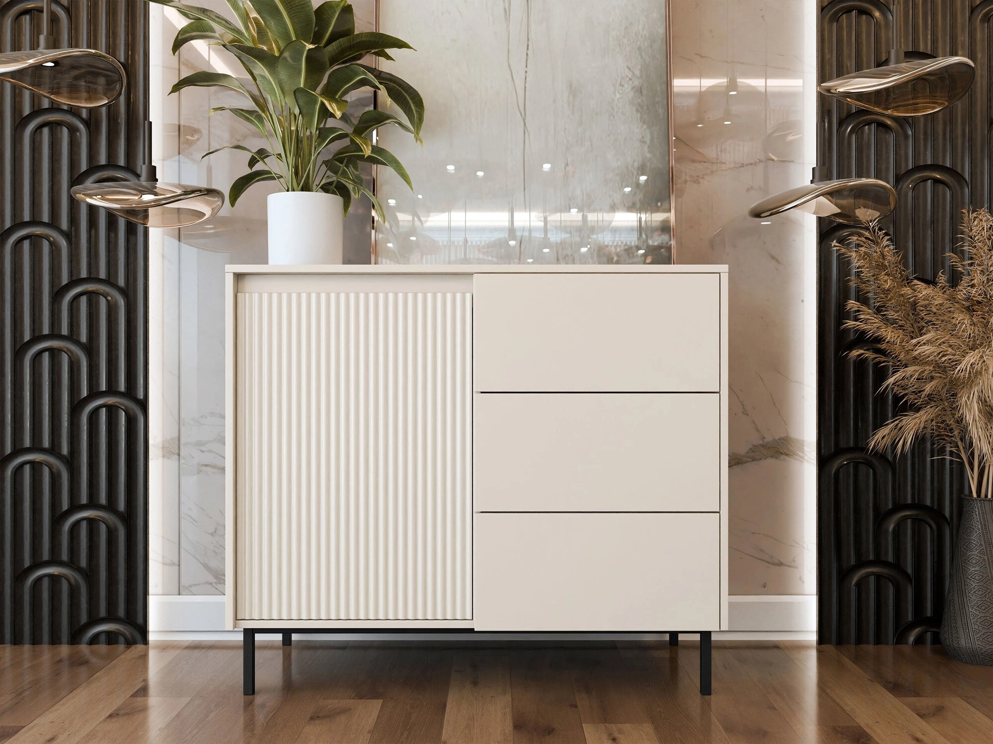 Chest of drawers Comfivo Delruva (Cashmere)