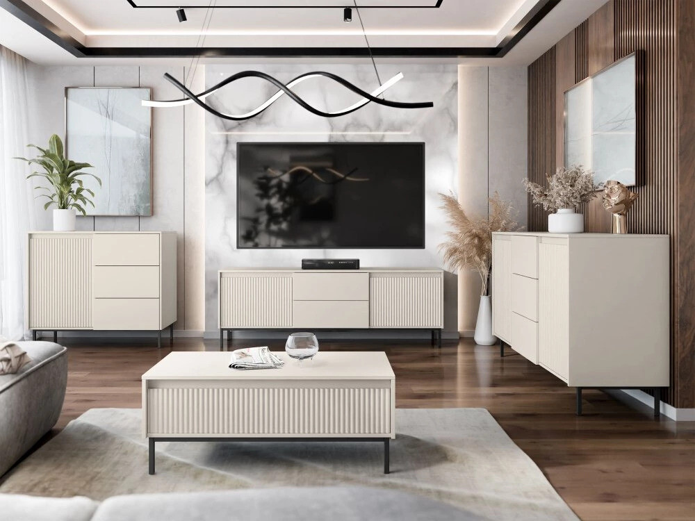 Living room set Comfivo Delruva II (Cashmere)