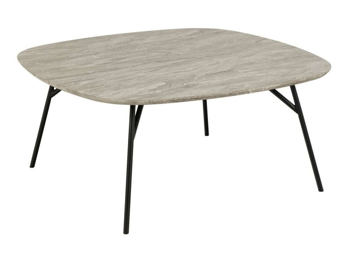 Coffee table Norsica 903 (Black + Grey marble)