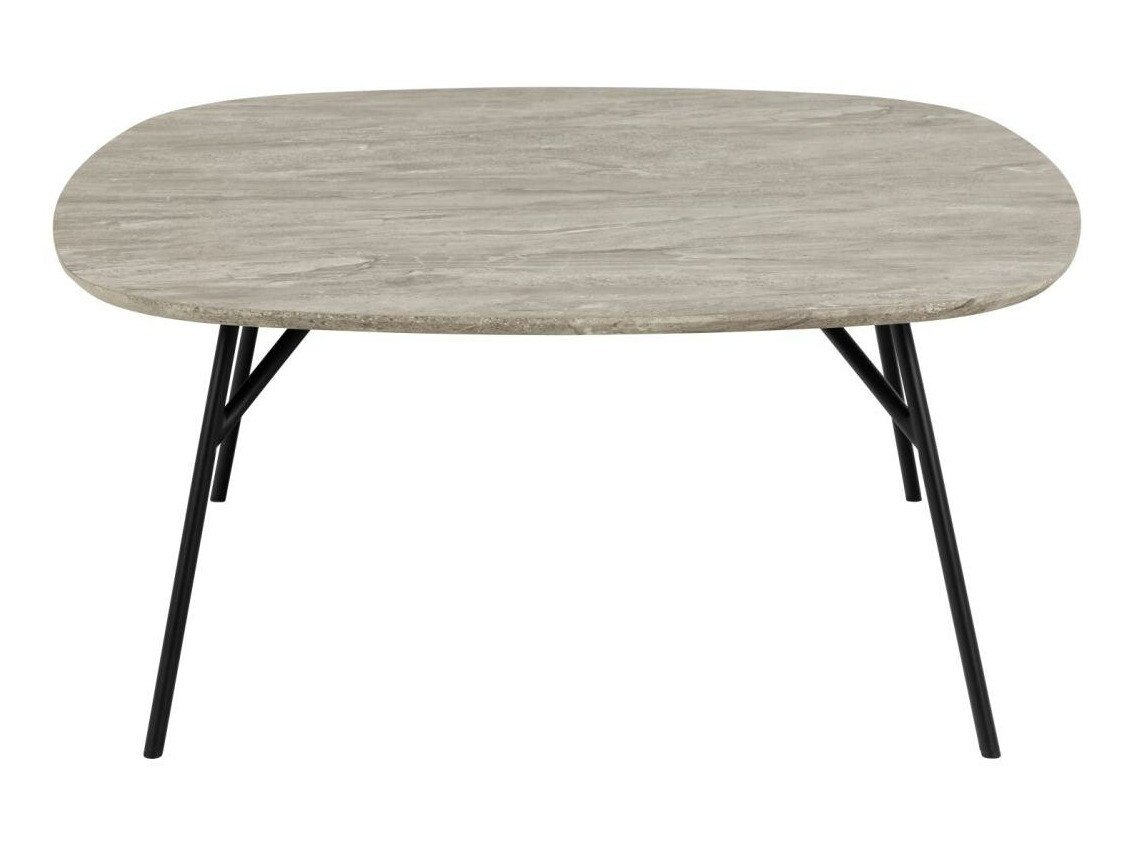 Coffee table Norsica 903 (Black + Grey marble)