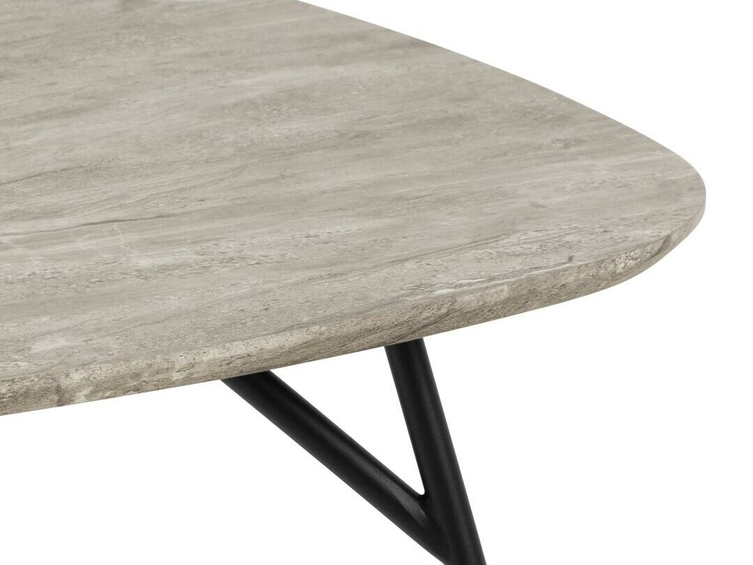 Coffee table Norsica 903 (Black + Grey marble)