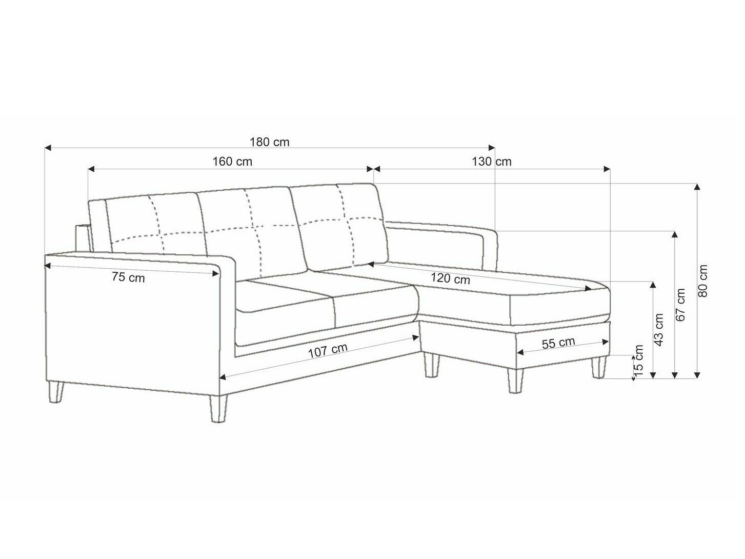 Upholstered furniture set Houston 1825 (Beige)