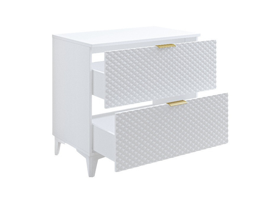 Standing bathroom cabinet for washbasin Liretu 102 (White)