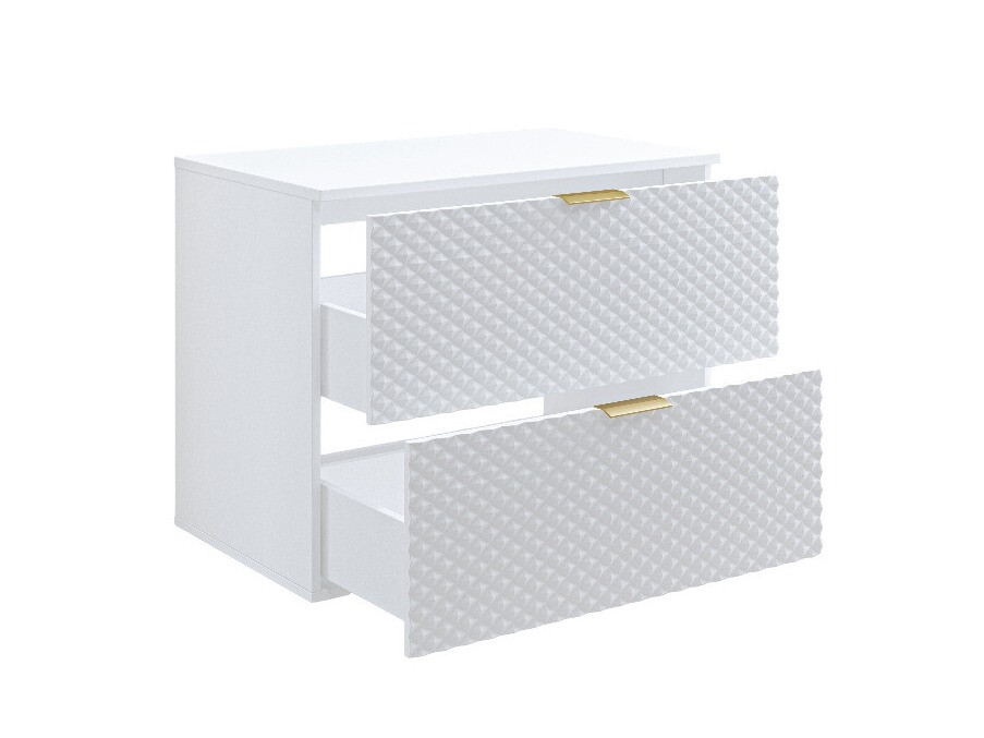 Wall-mounted bathroom cabinet for washbasin Liretu 107 (White)