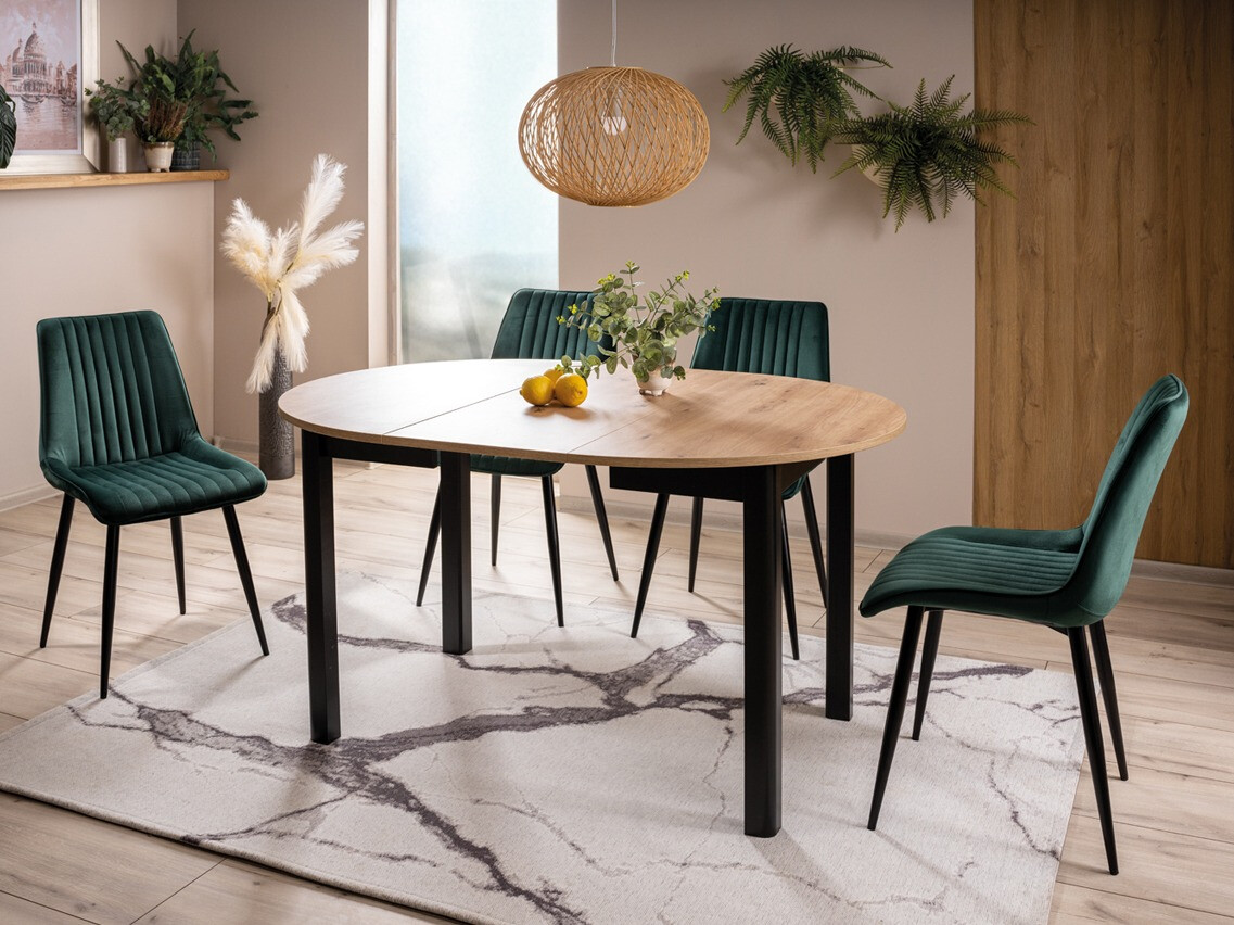Table Detroit 899 (Artisan oak + Black)