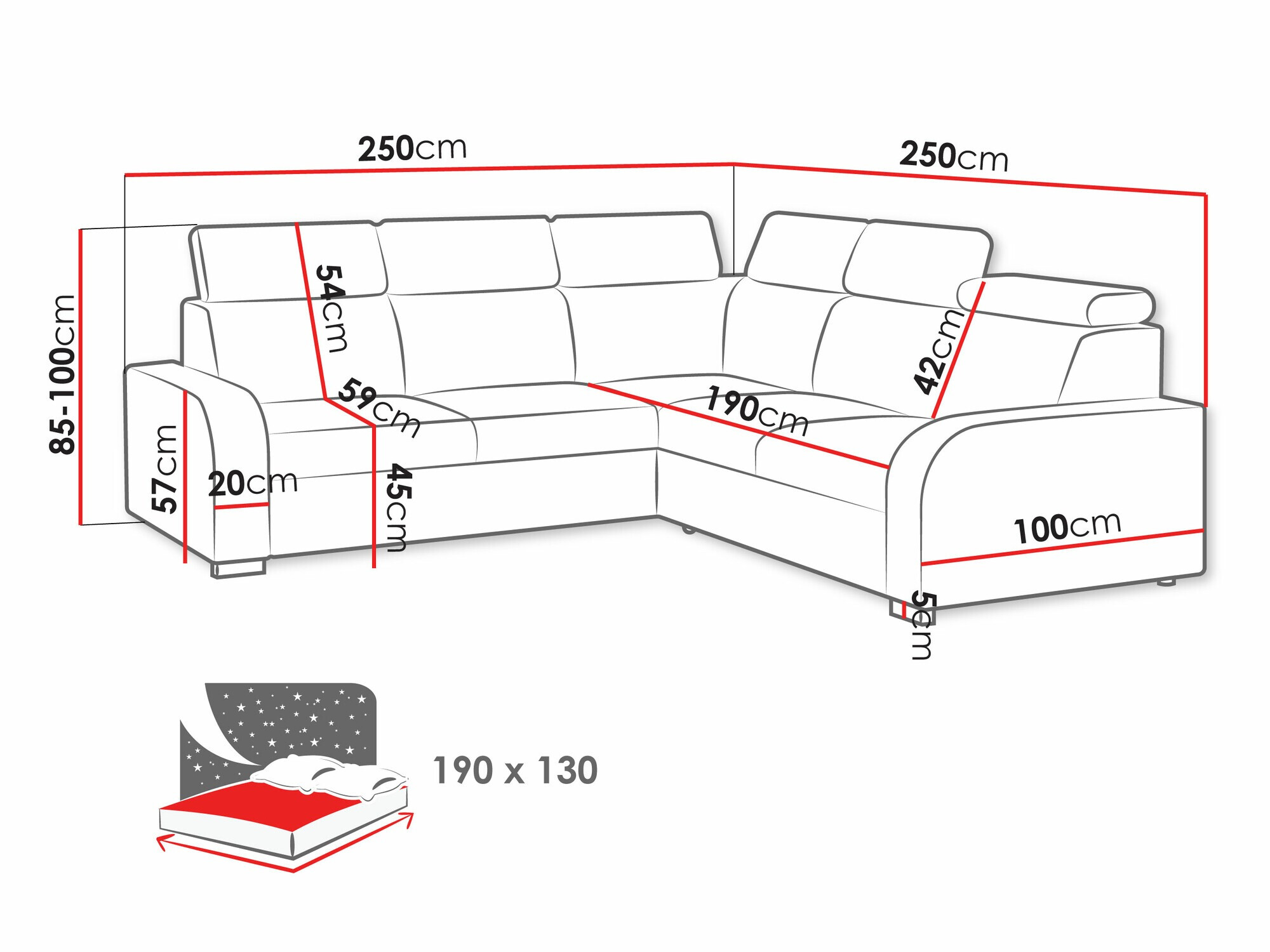 Corner sofa Ovos I (Crown 17)