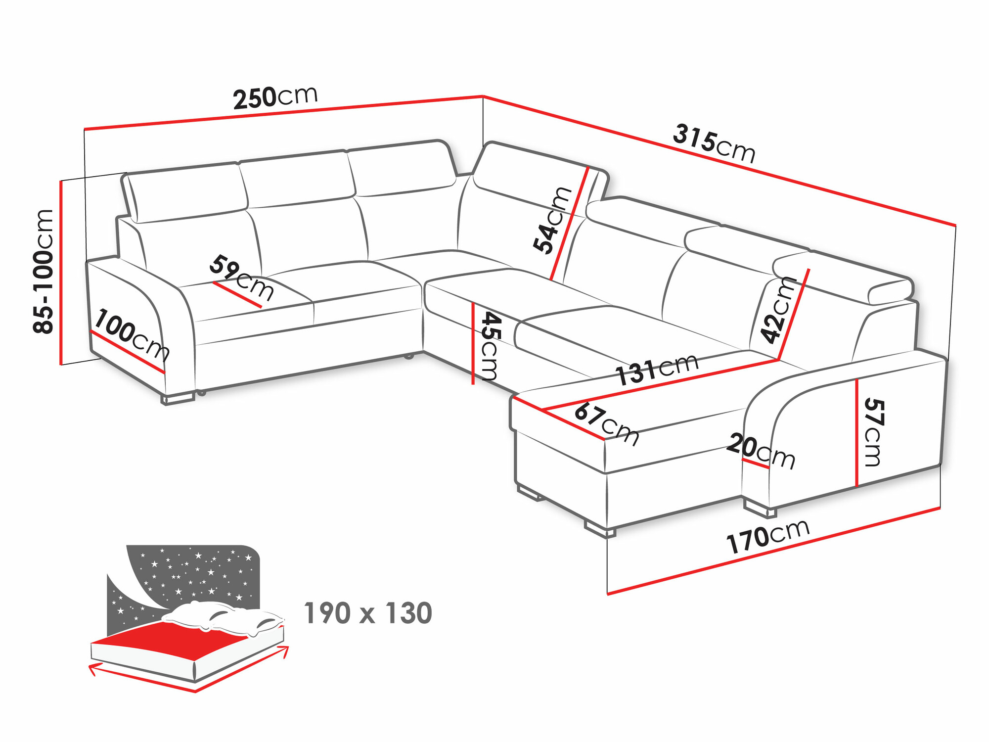 Corner sofa Ovos IV (Crown 15)