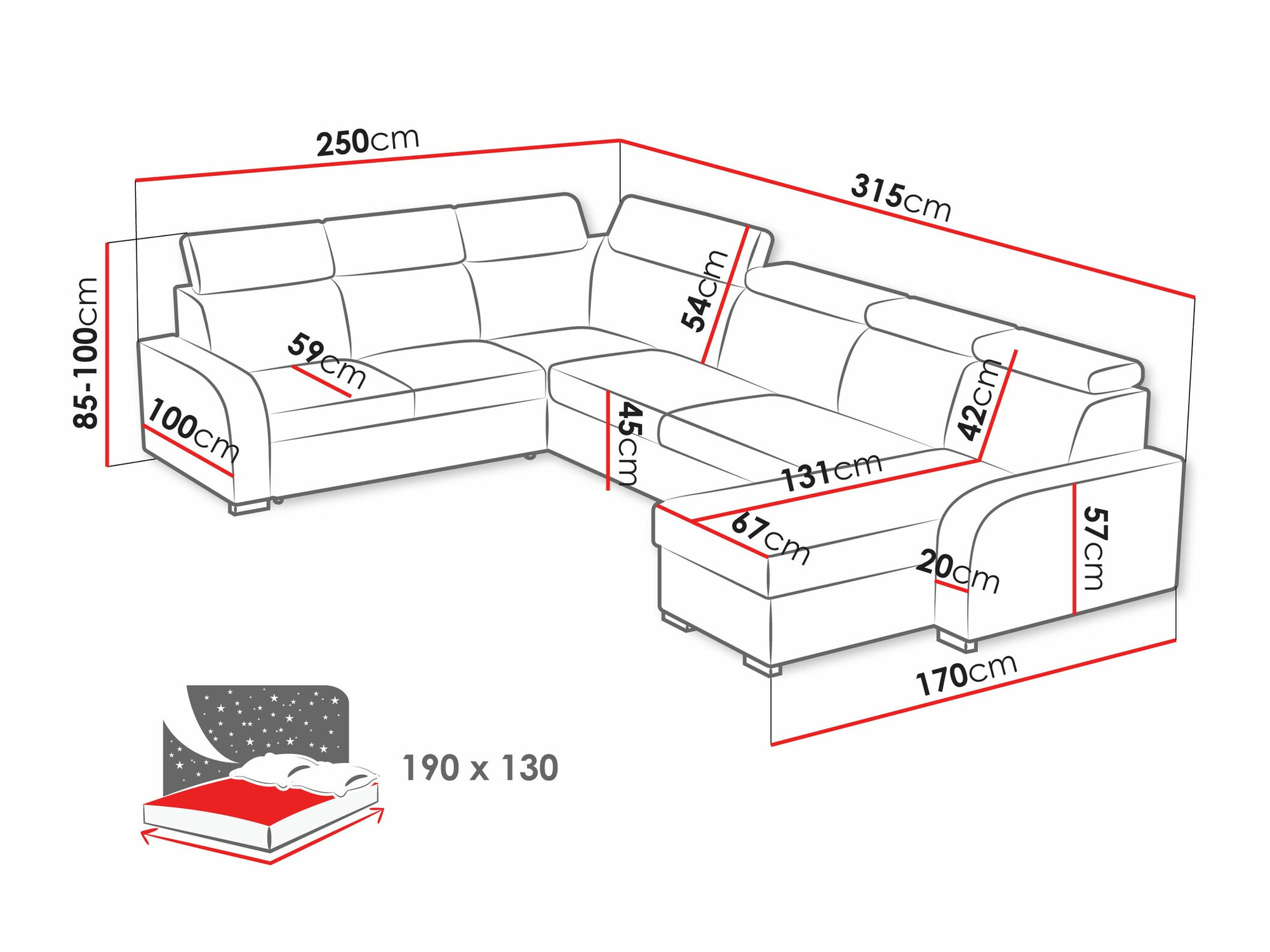 Corner sofa Ovos IV (Crown 4)