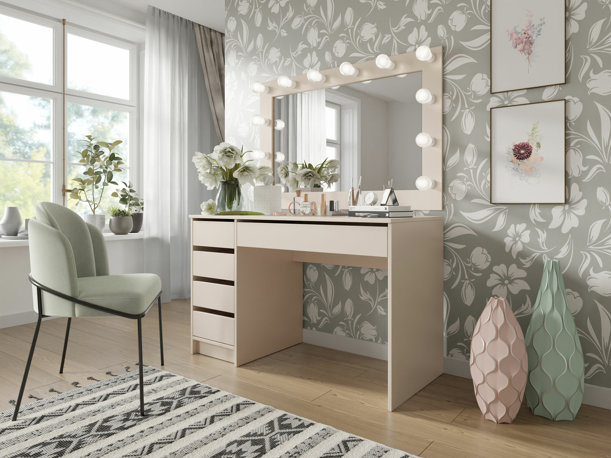 Desk Comfivo Terros I (Beige)
