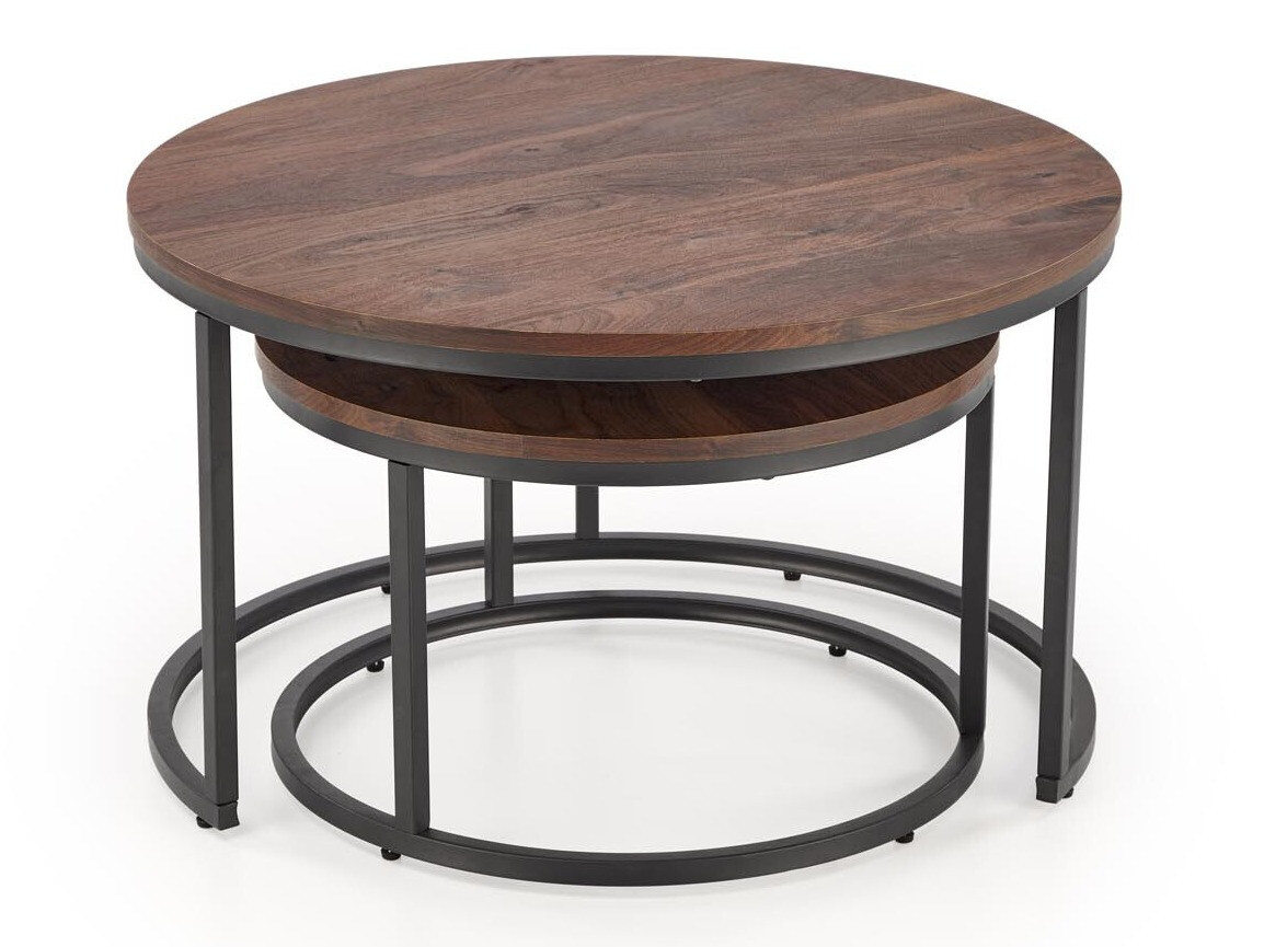 Nest of coffee tables Houston 1832 (Walnut)