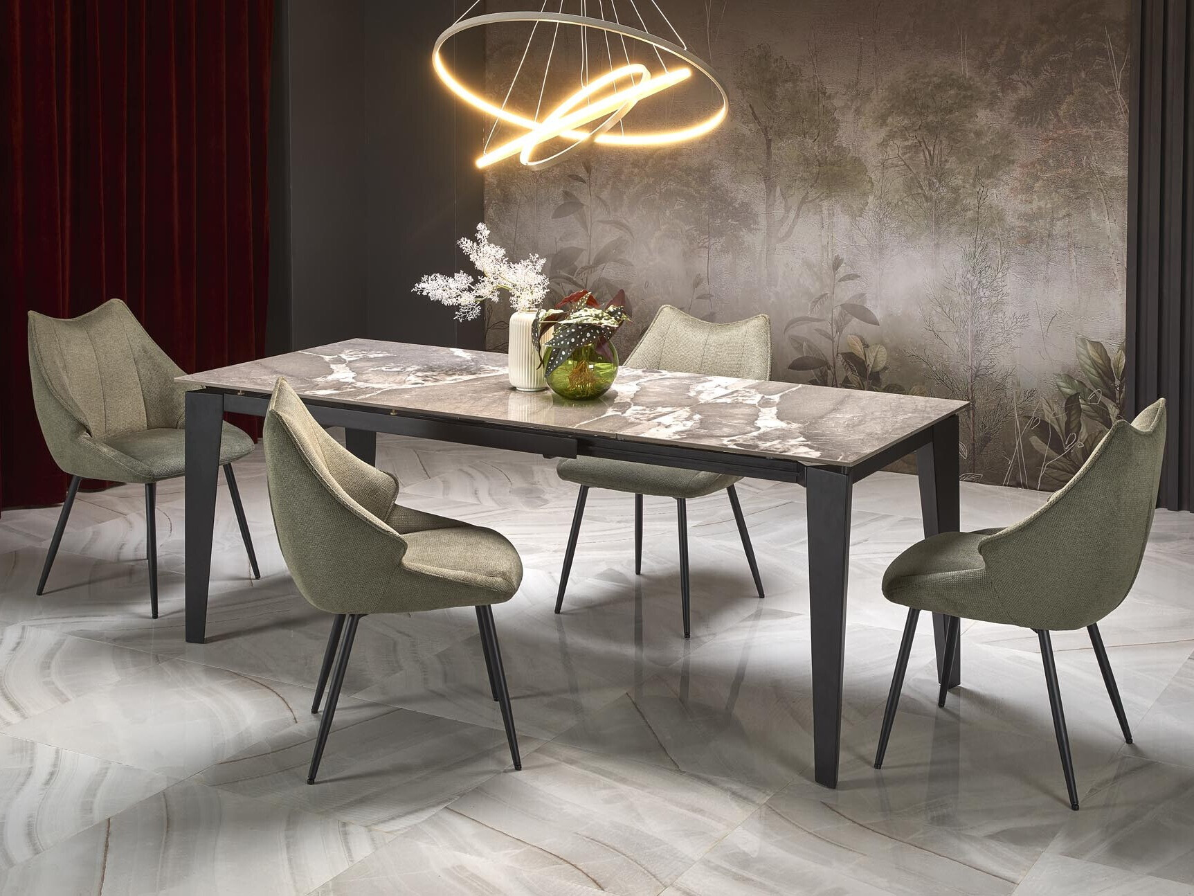 Table Houston 2157 (Grey marble)