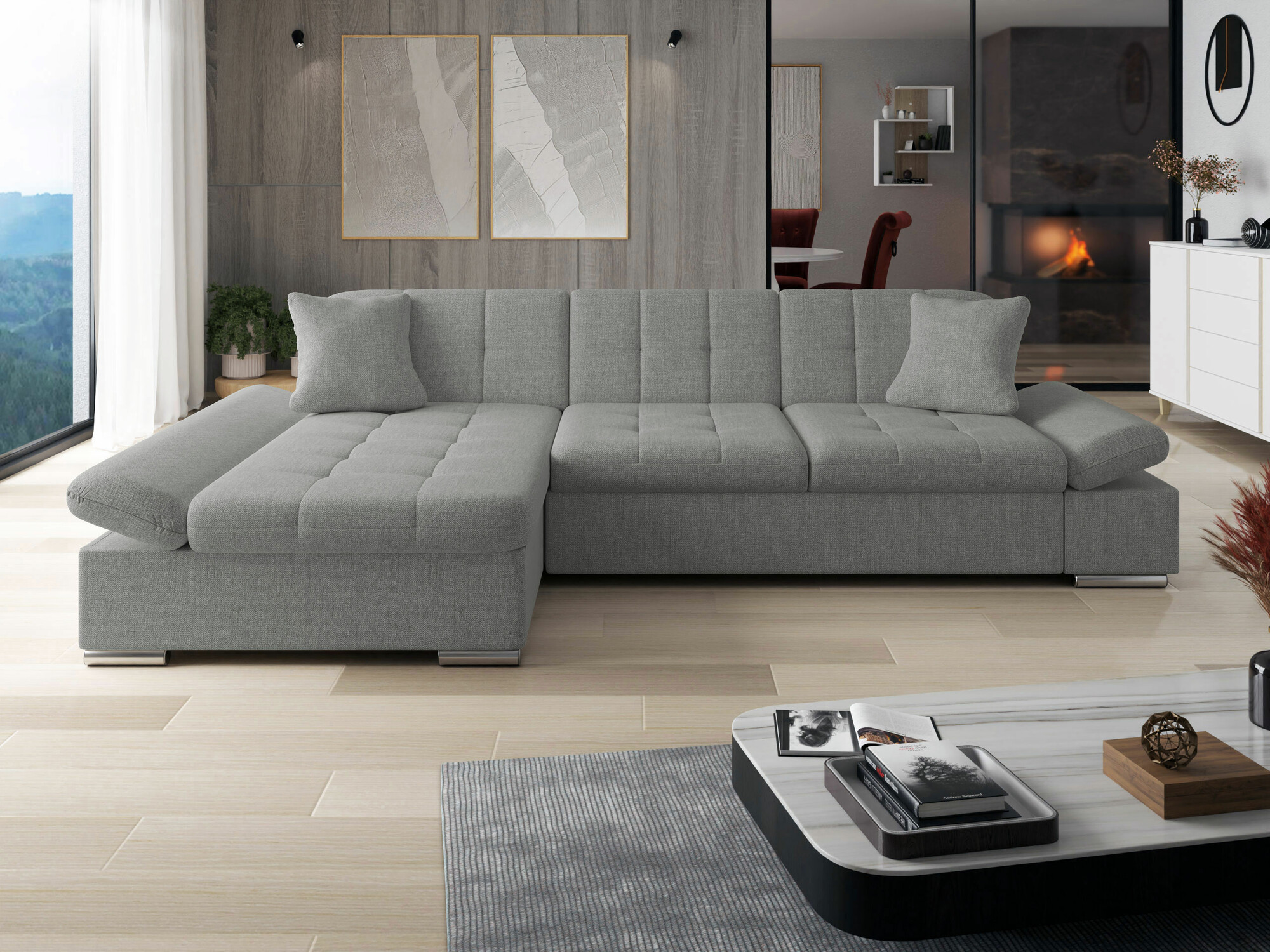 Corner sofa Comfivo 152 (Rico 12)