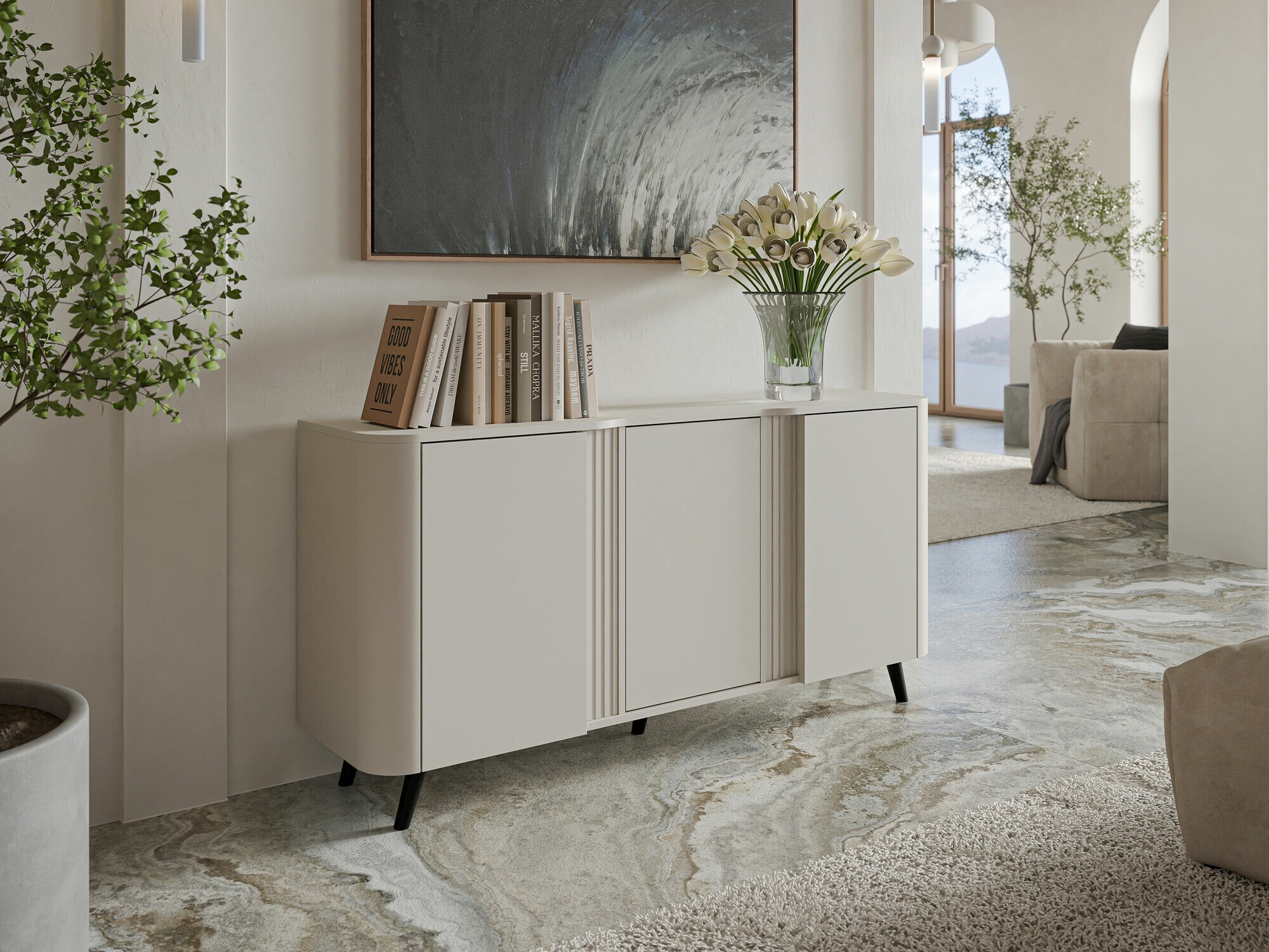 Sideboard Modus (Cashmere + Black)