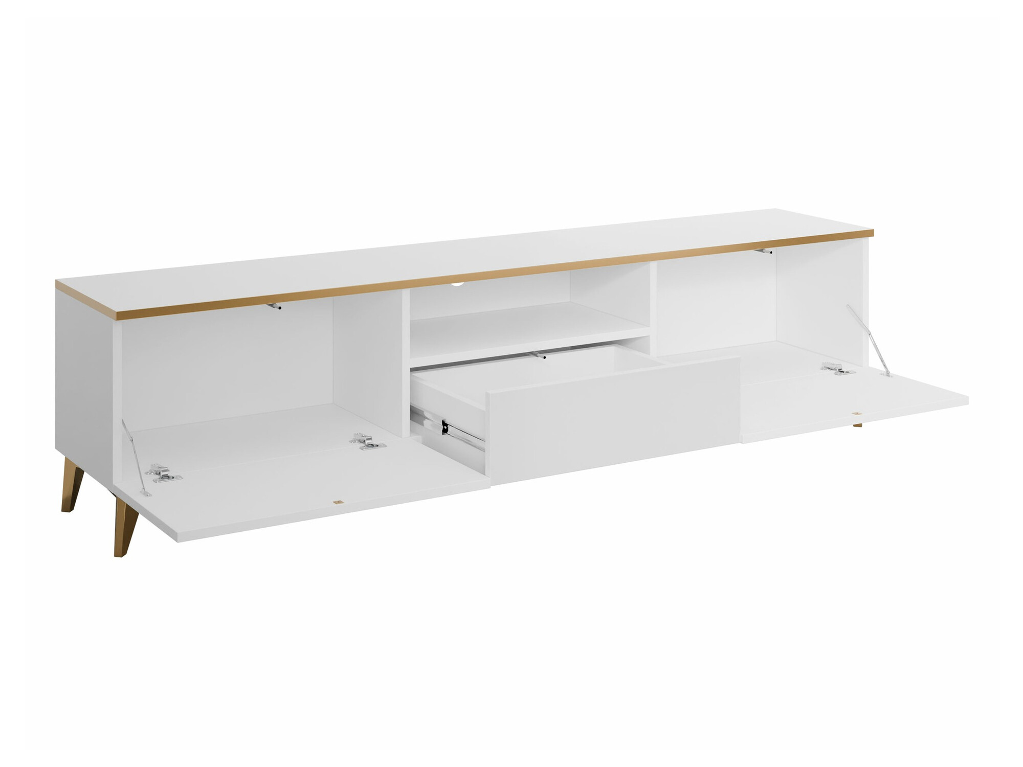 TV stand Comfivo 490 (Beige + Glossy beige)