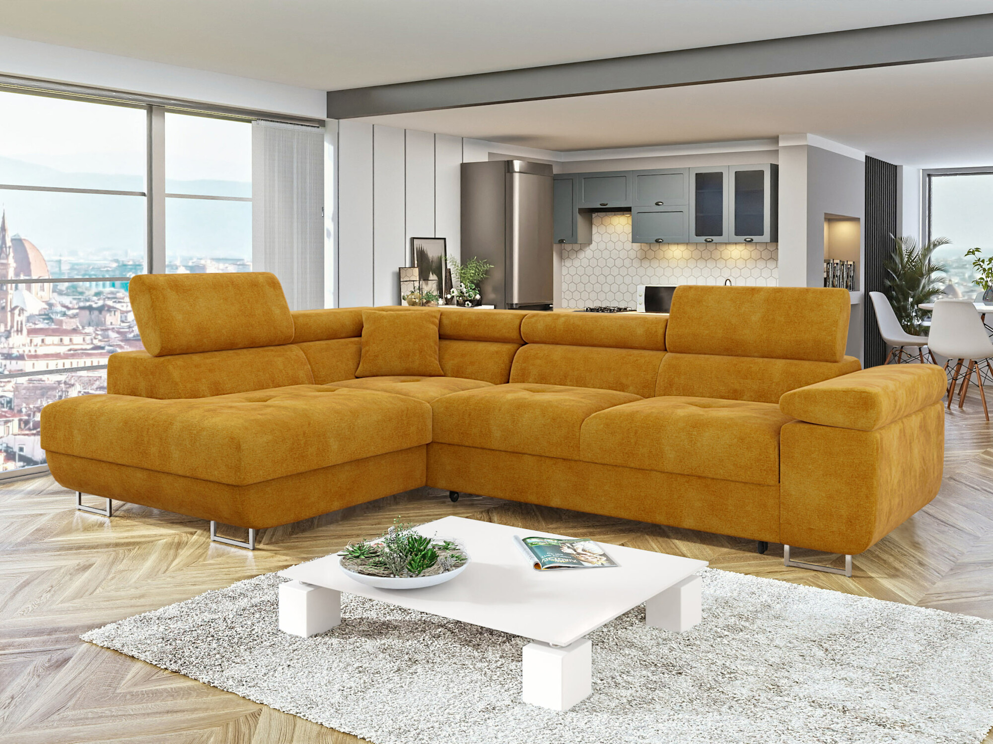 Corner sofa Comfivo Eliferu 100 (Wave 05)