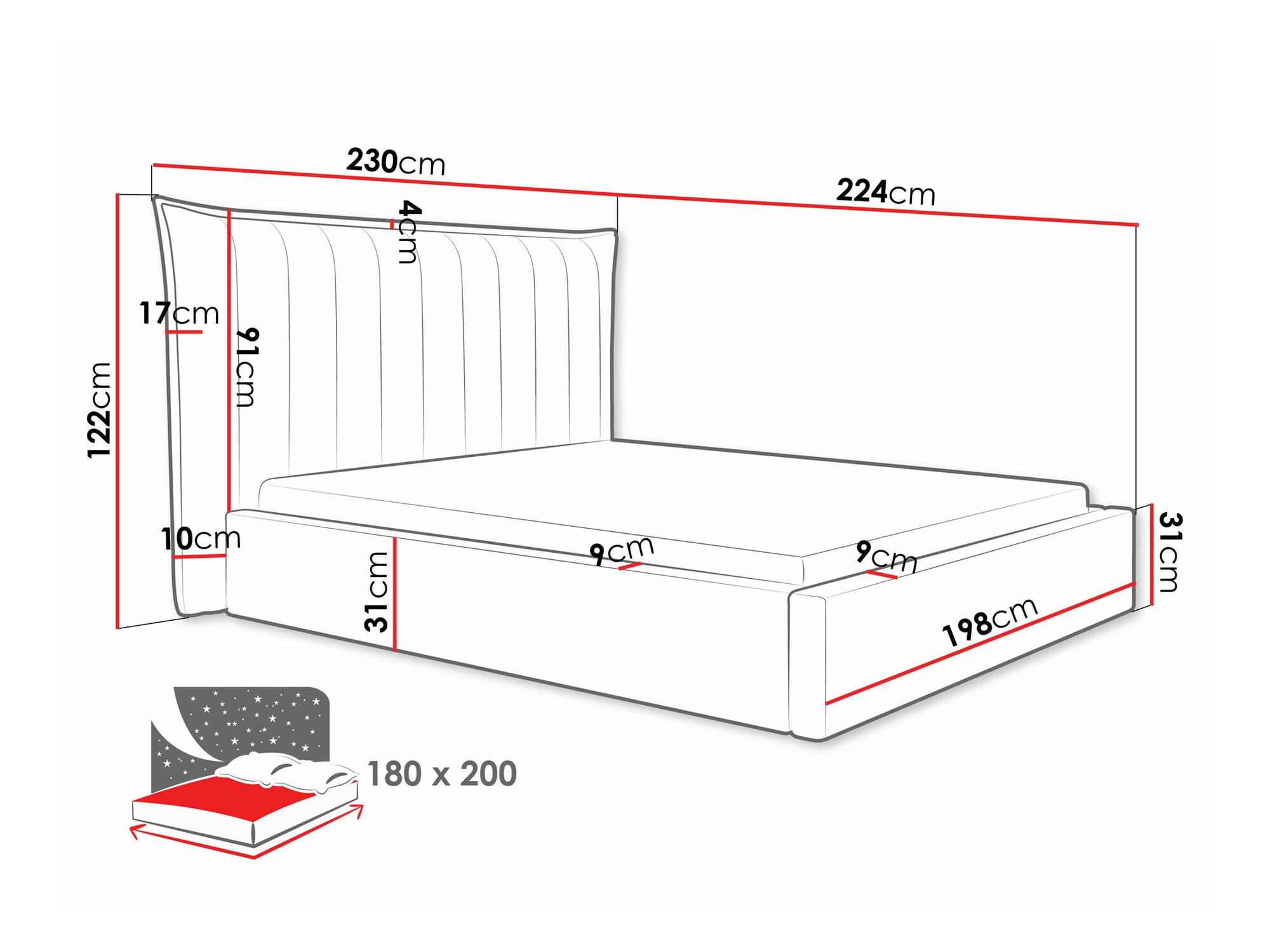 Bed Comfivo Solacium (Kronos 07)