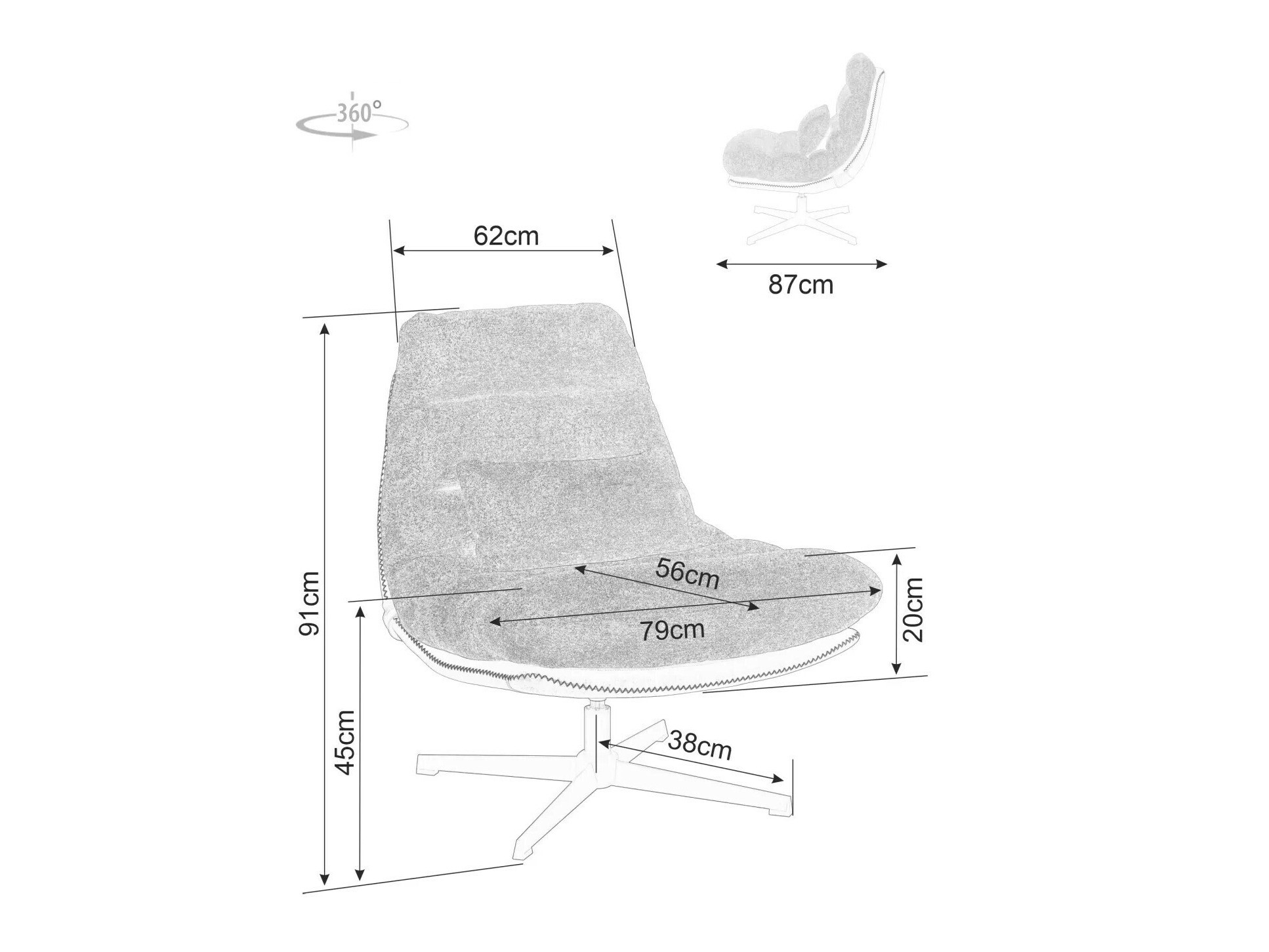 Armchair Detroit 508 (Raven 18)