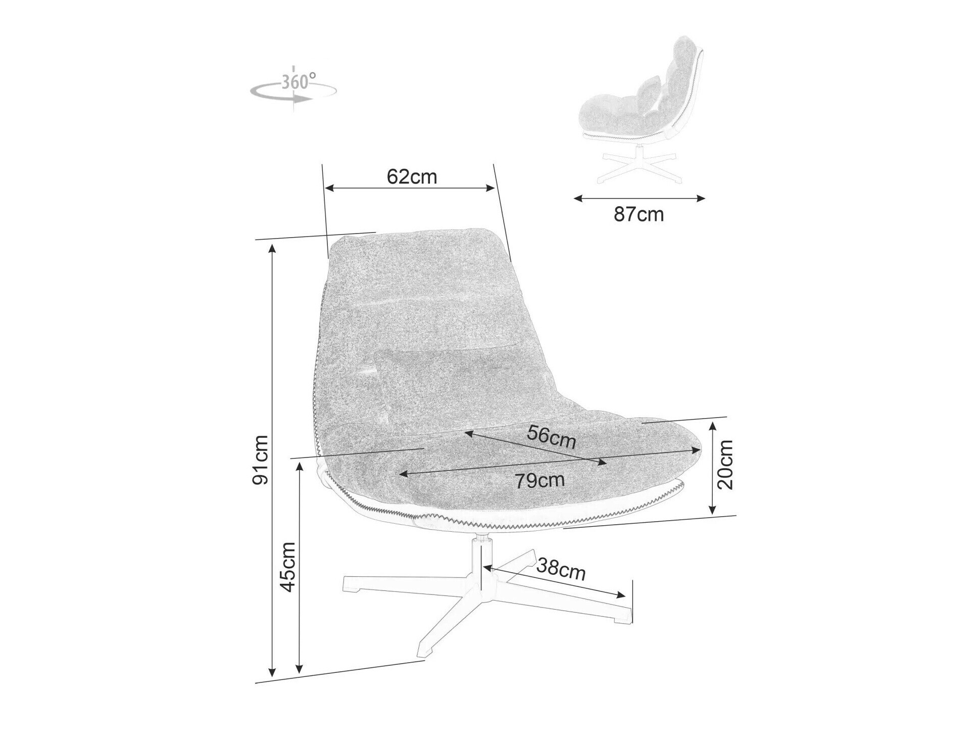 Armchair Detroit 508 (Raven 44)