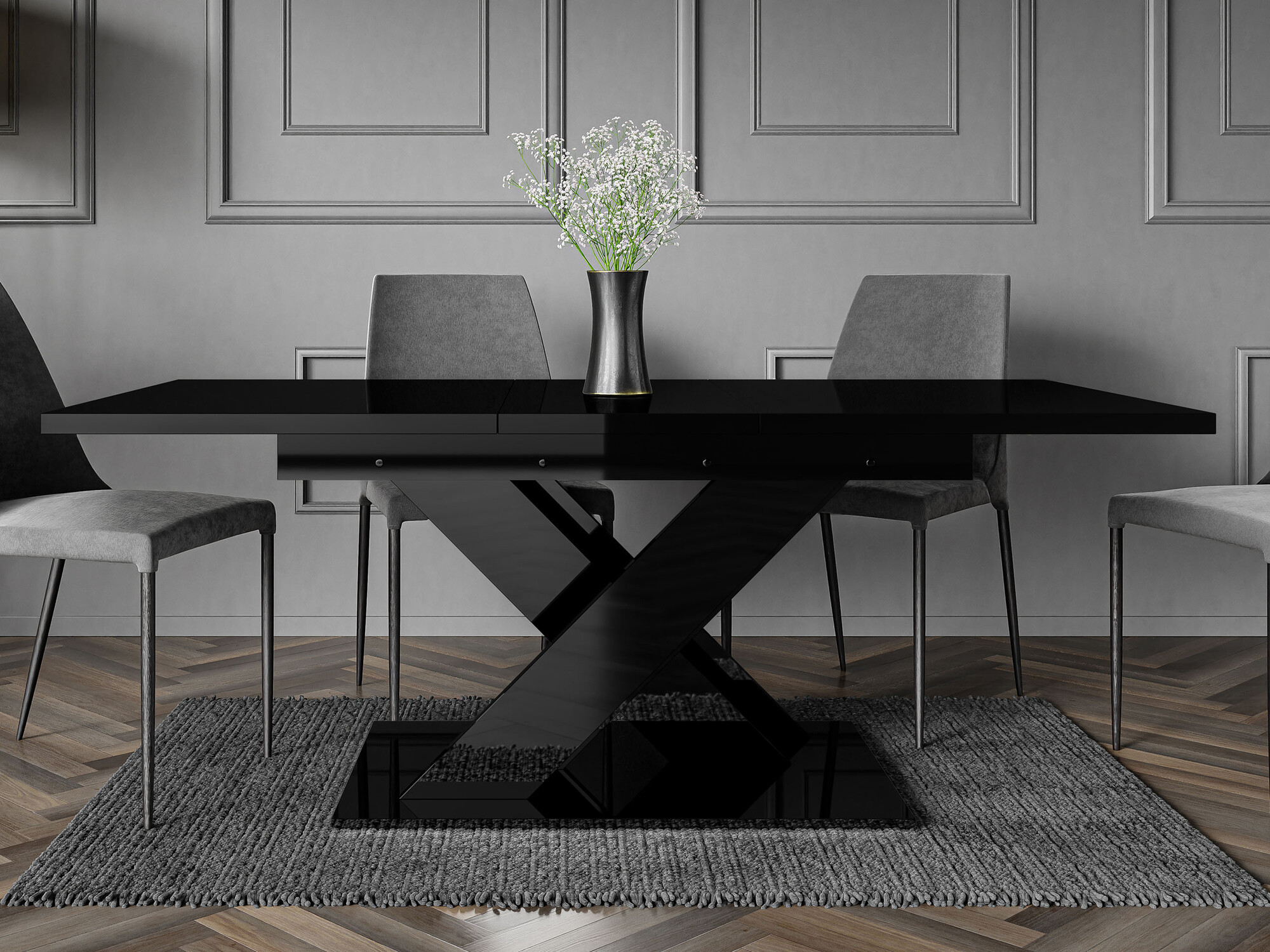 Table Decium (Glossy black)