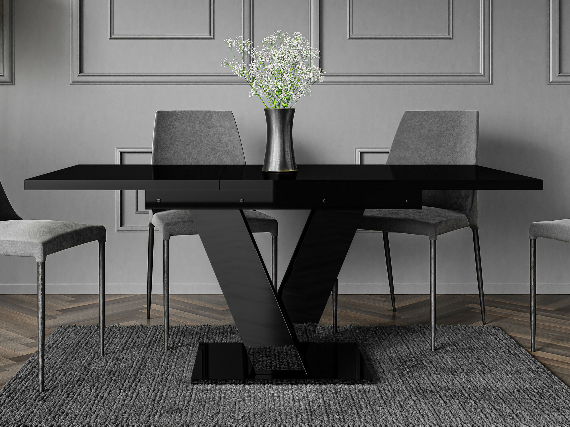 Table Musus (Glossy black)