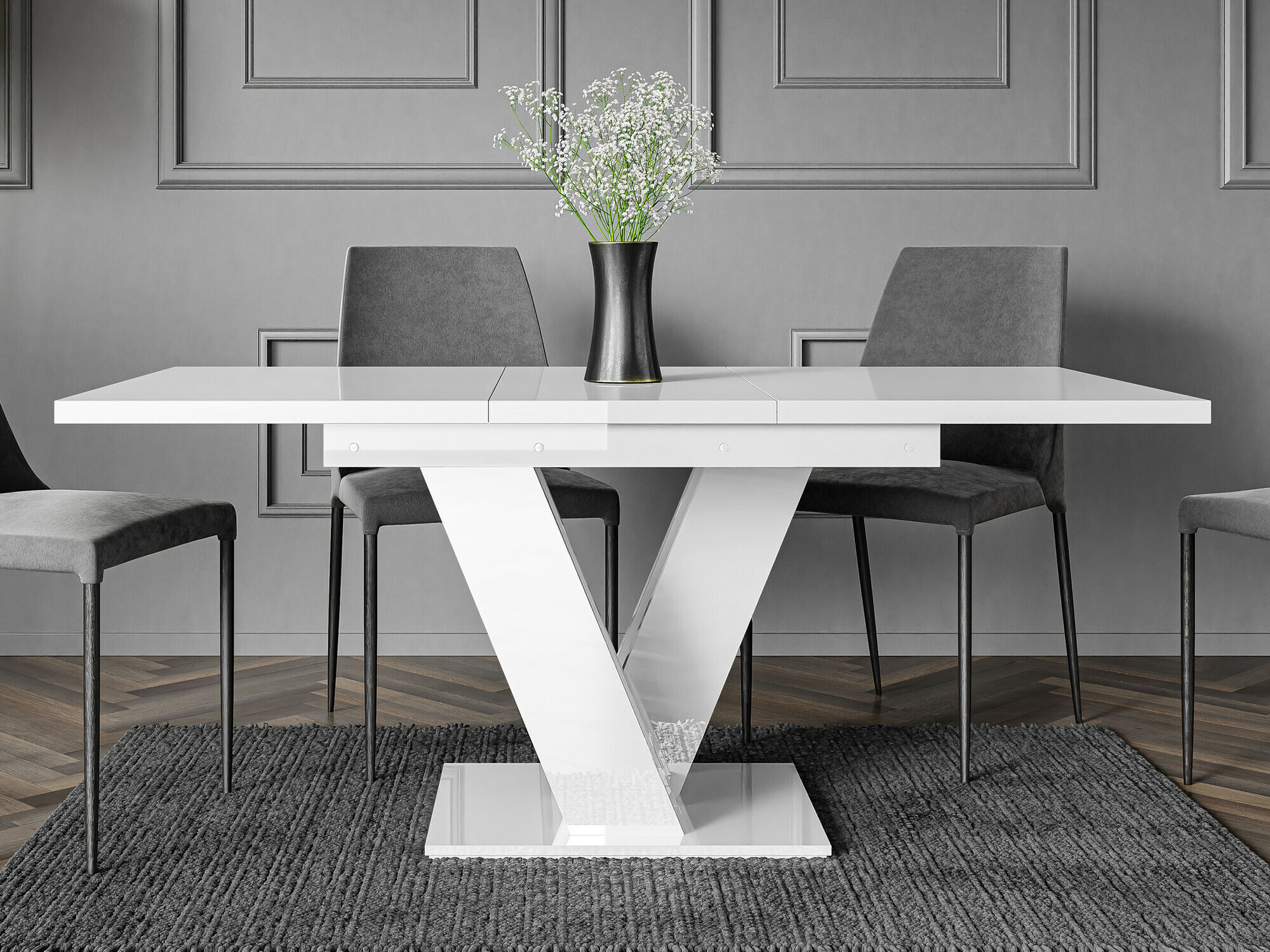 Table Musus (Glossy white)