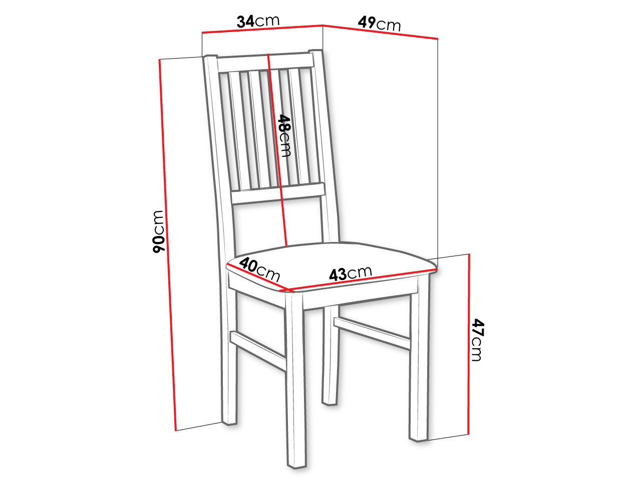 Chair Victorville 170 (Walnut)