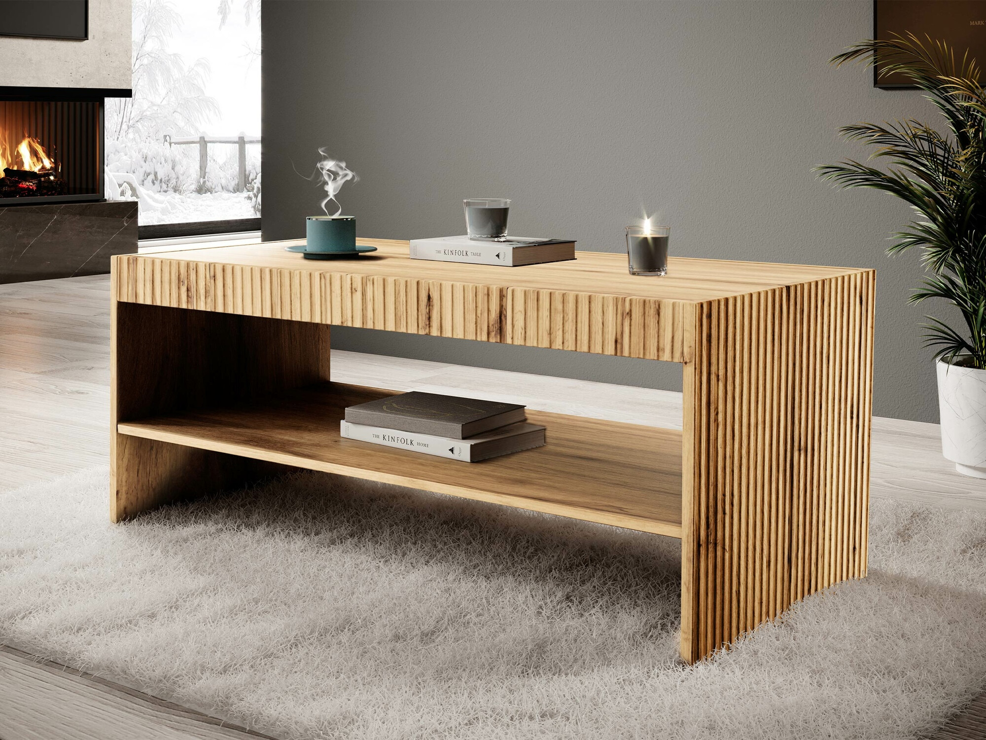 Coffee table Remeta 101 (Wotan Oak)