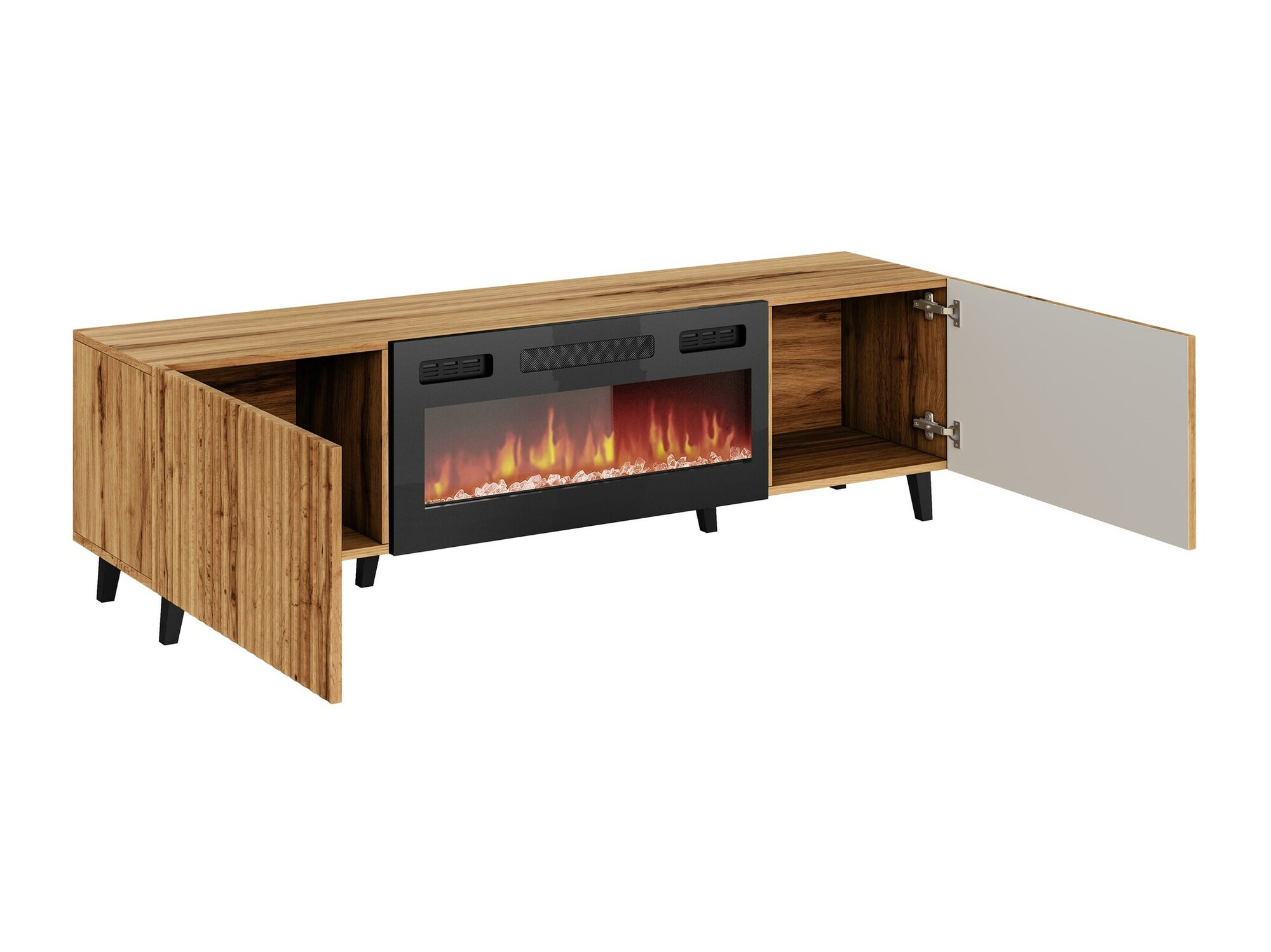 TV stand Comes II (Wotan Oak)