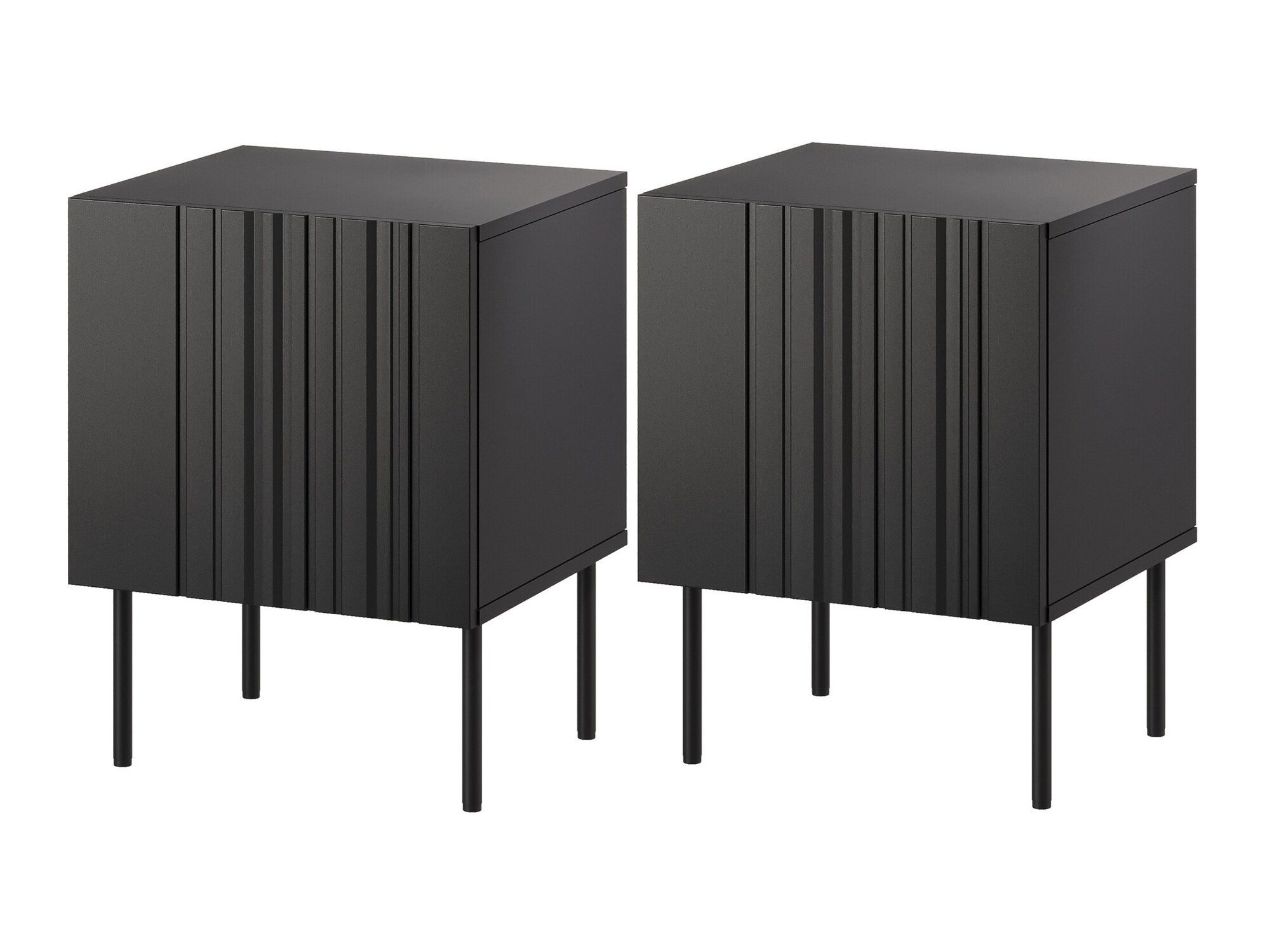 Set of bedside tables Evavese 104 (Black)