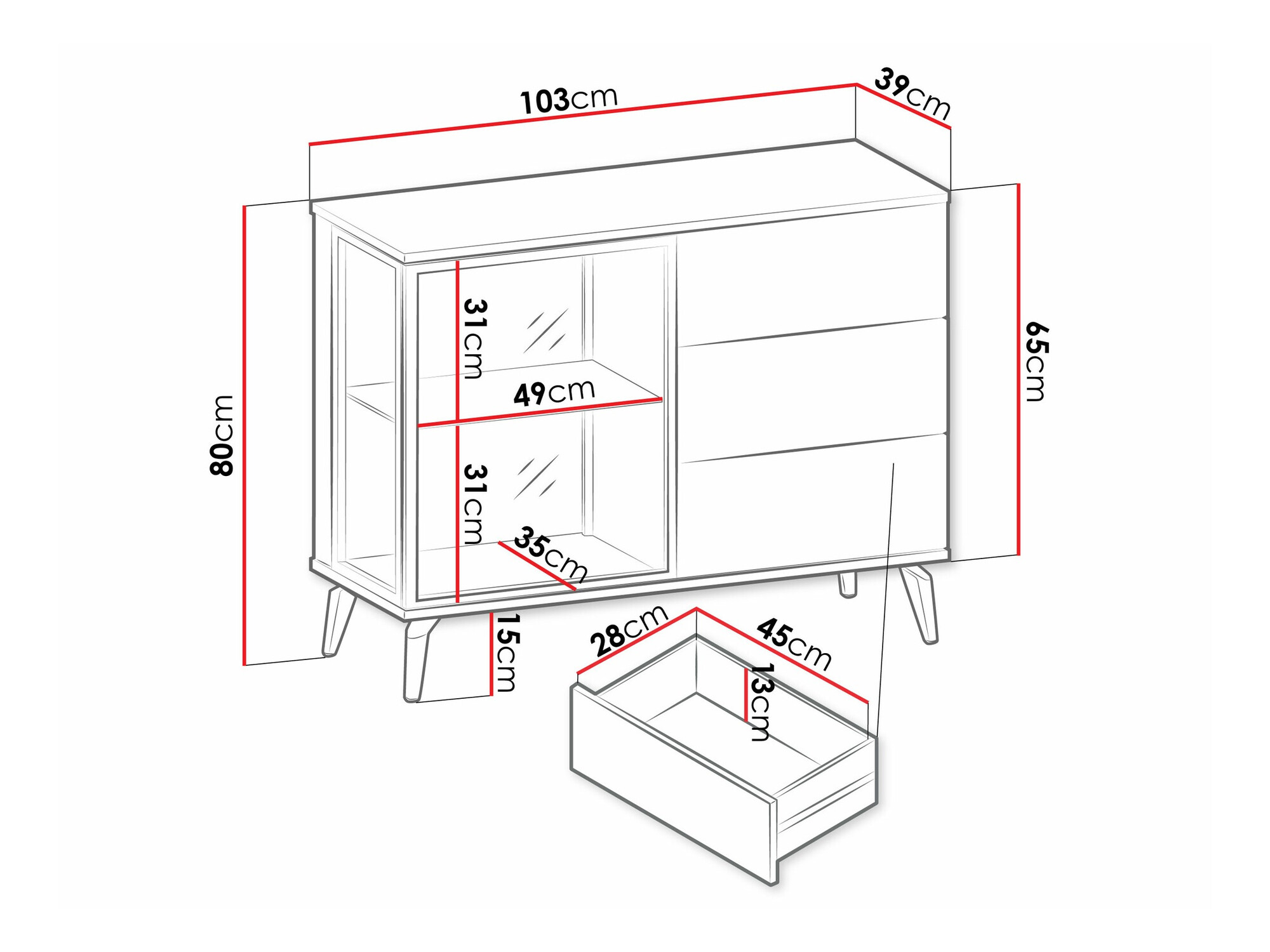Chest of drawers Argentas