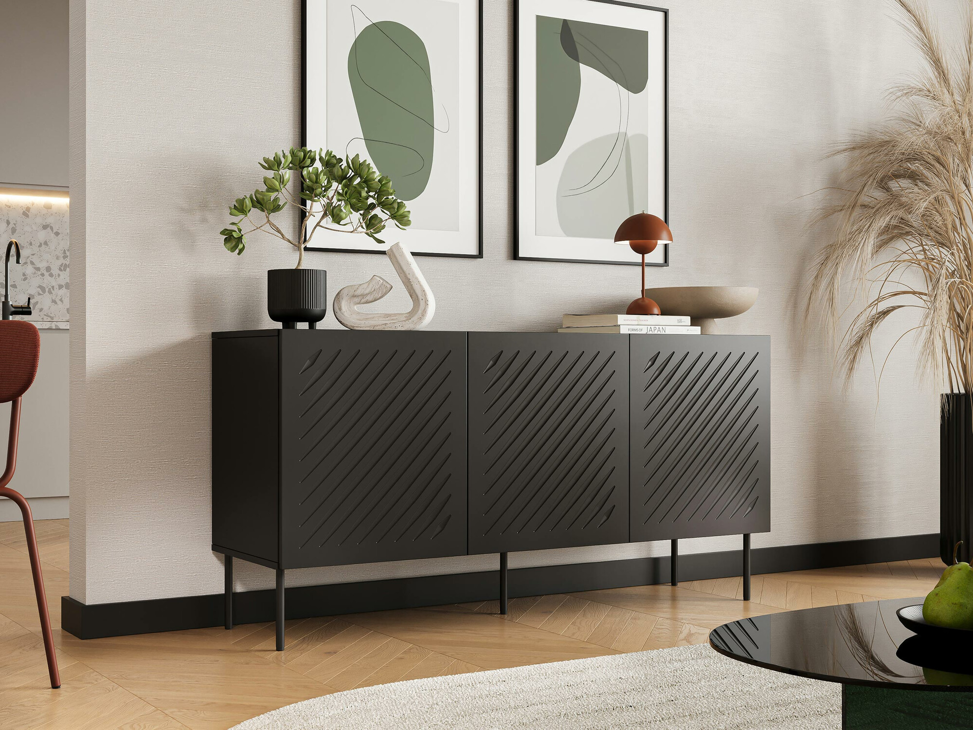 Sideboard Tolfelo 100 (Black)