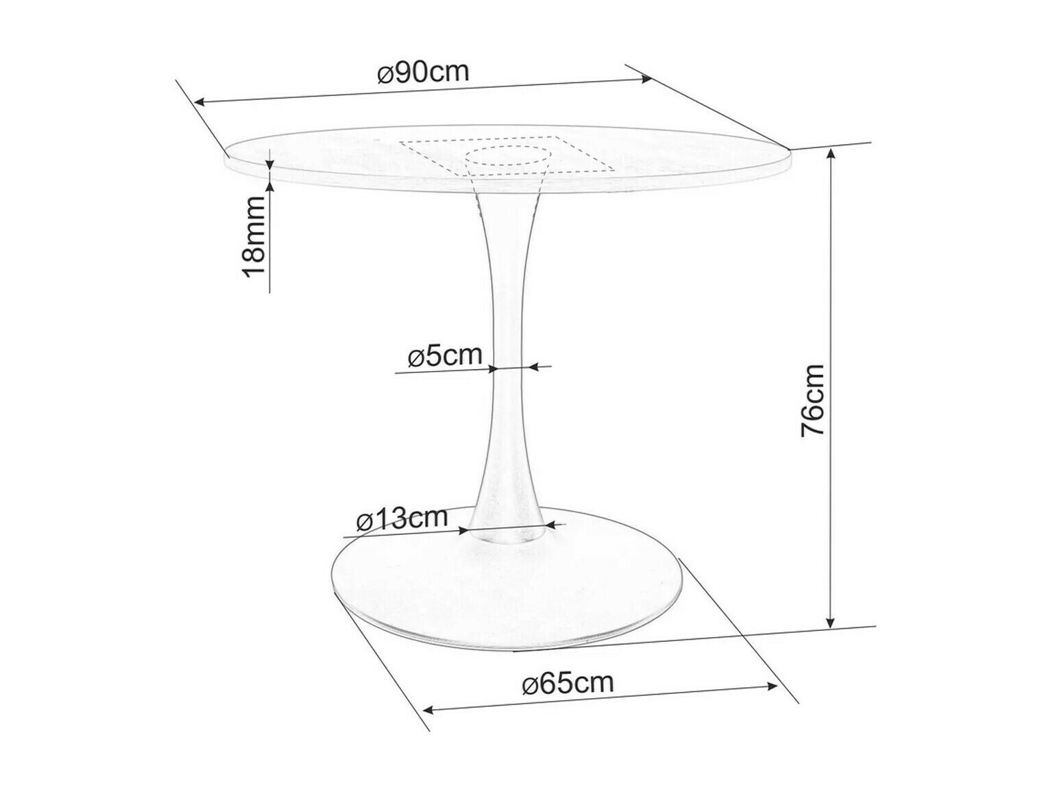 Table Detroit 516 (Walnut)