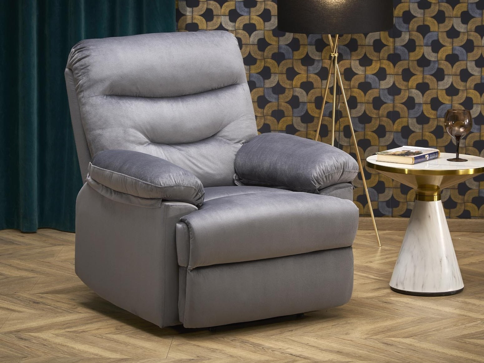 Armchair recliner Houston Terra (Grey)