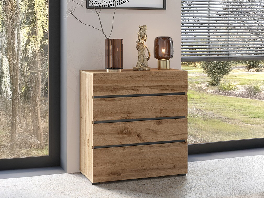 Chest of drawers Alfere 121 (Wotan Oak)