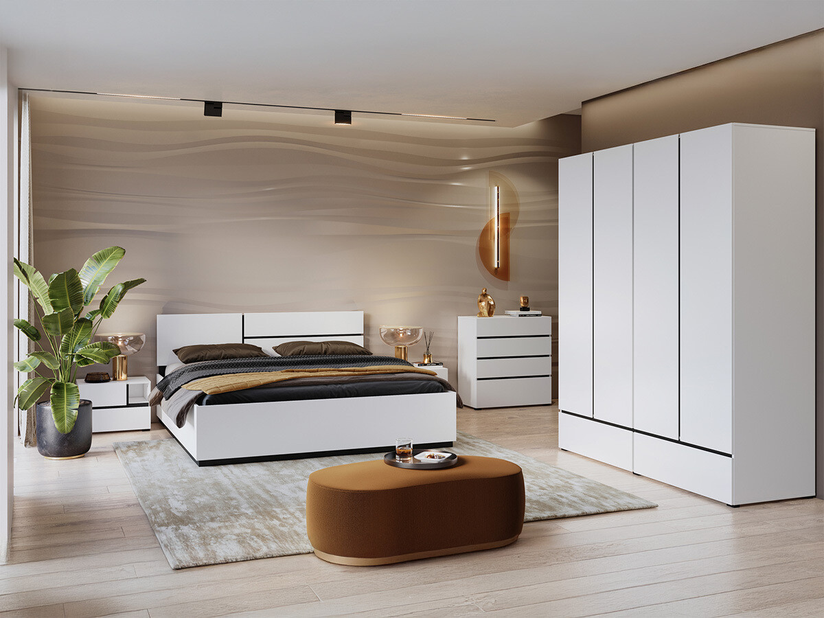 Bedroom set Alfere 124 (White)