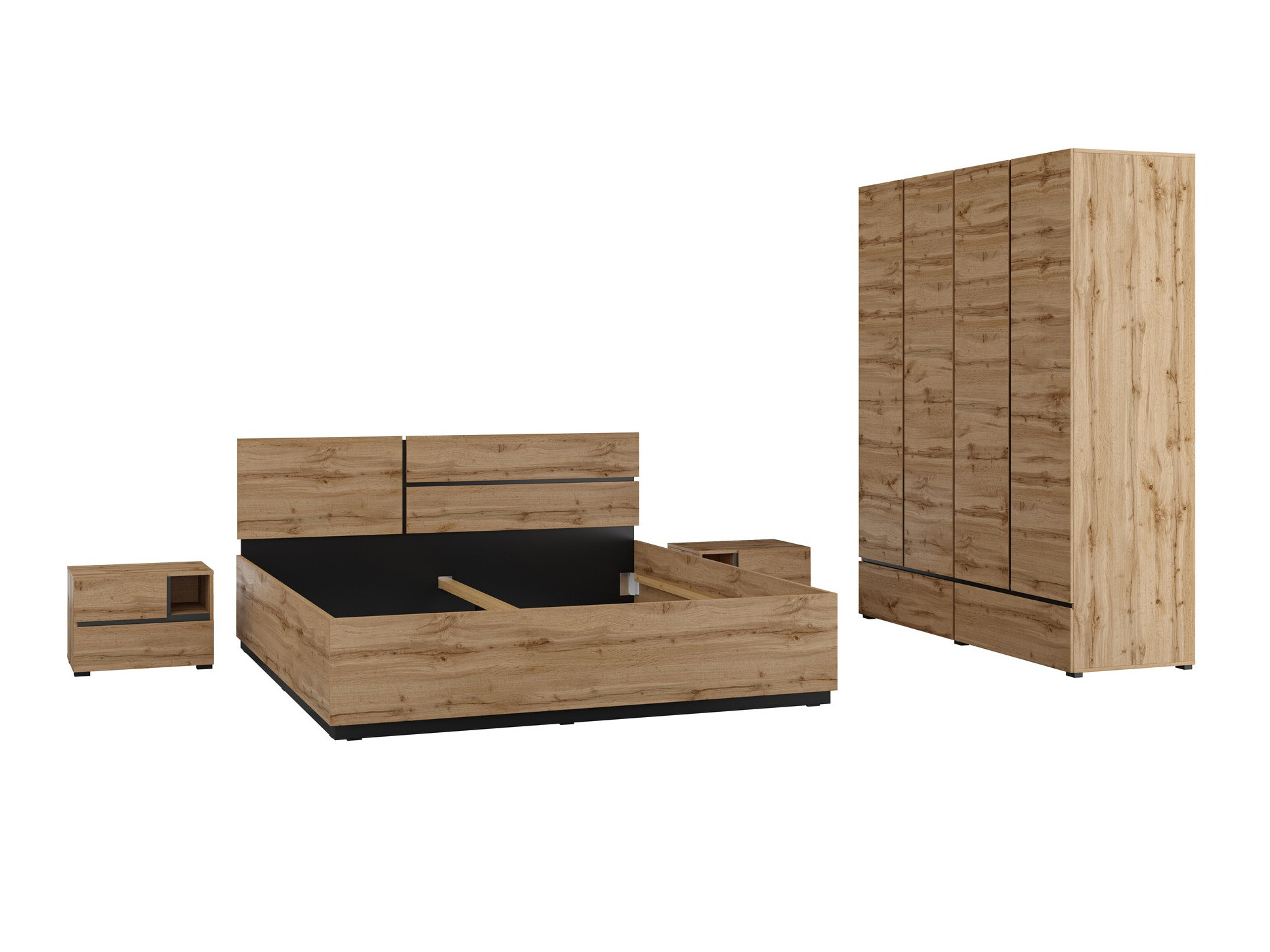 Bedroom set Alfere 124 (Wotan Oak)