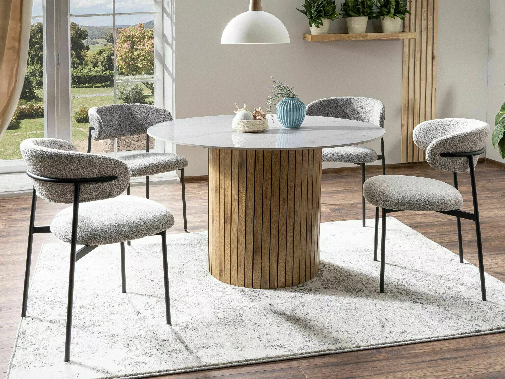 Chair Detroit 802 (Grey + Black)