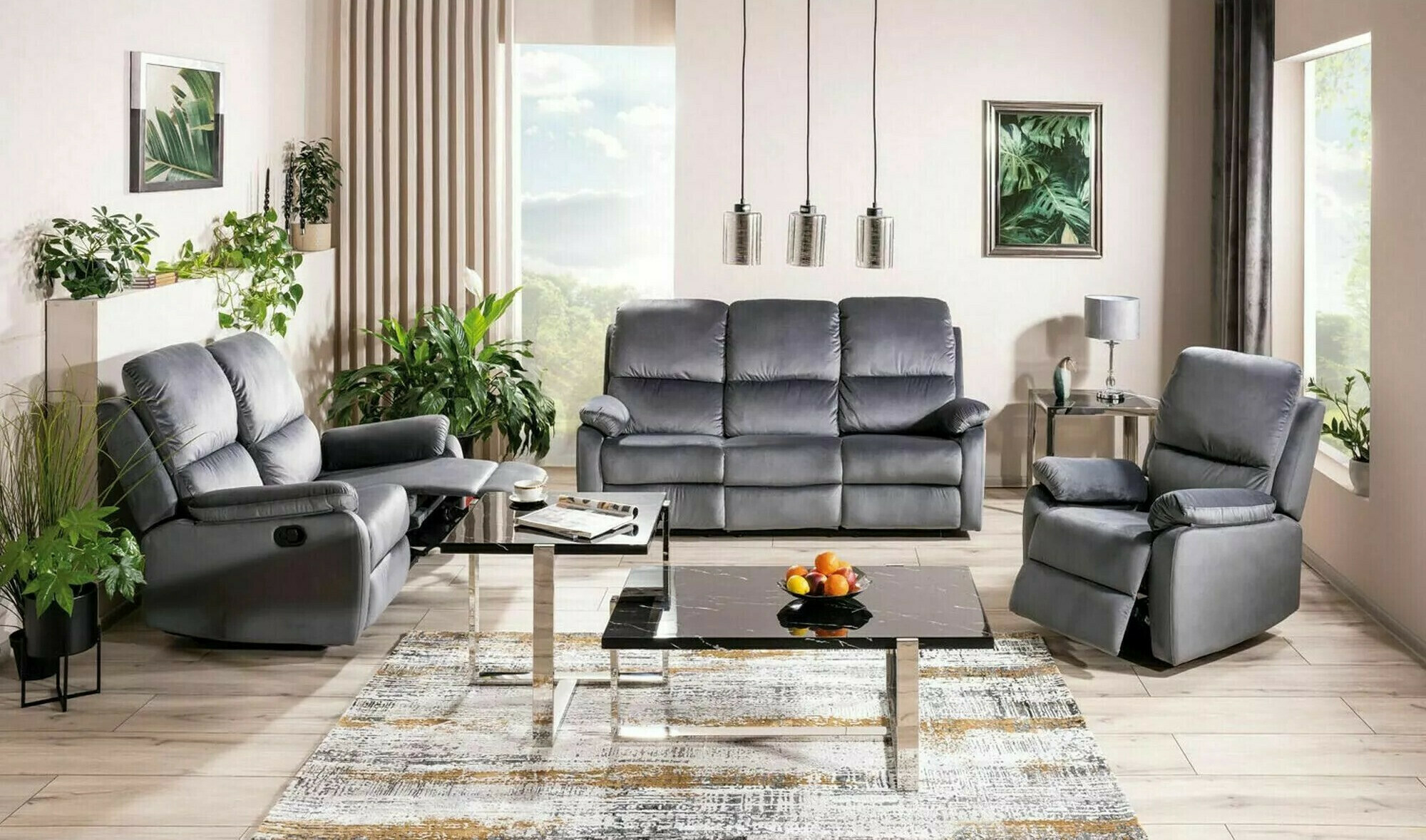 Recliner sofa Detroit 552
