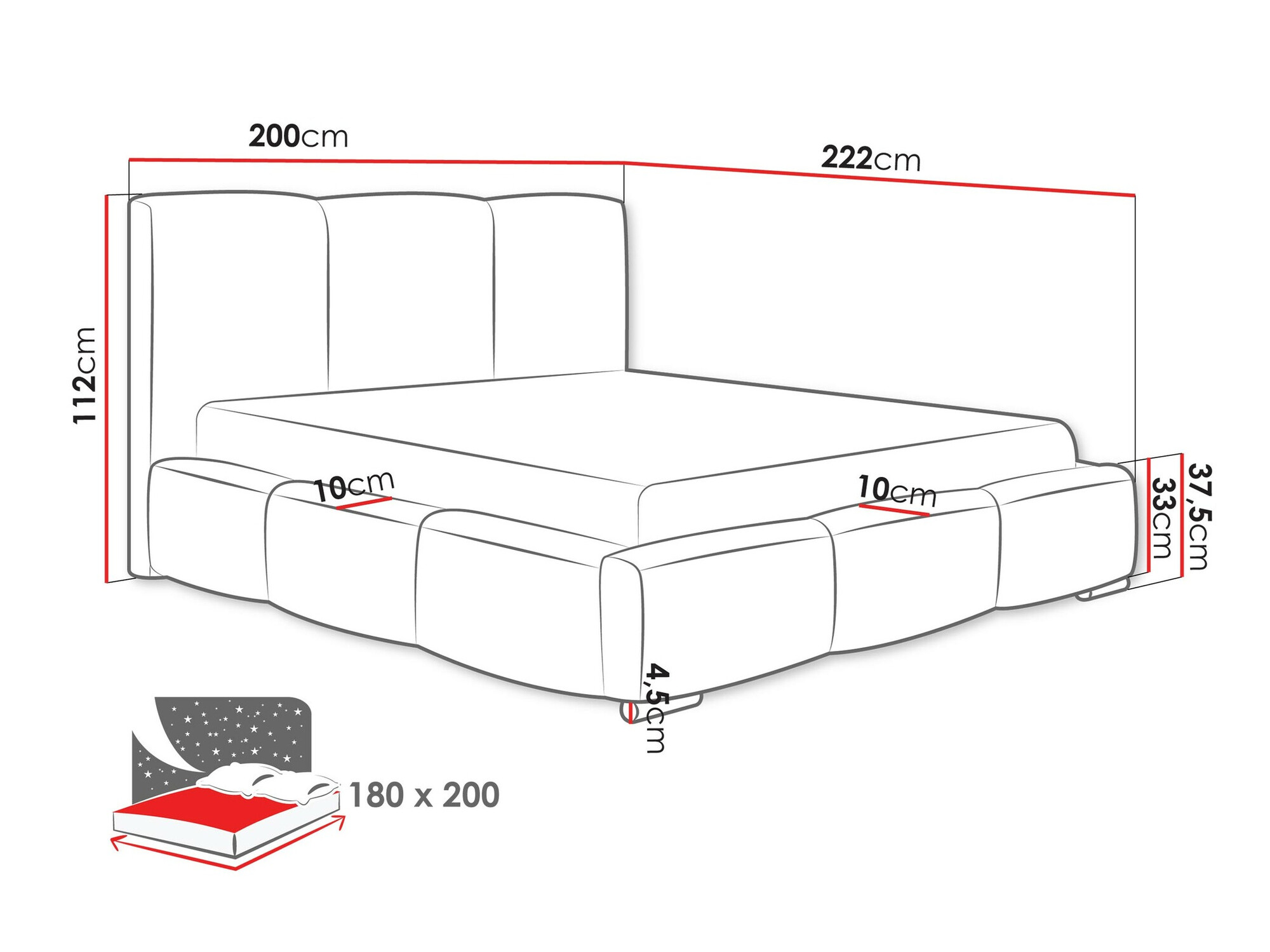 Bed Comfivo Fabrica (Kronos 22)