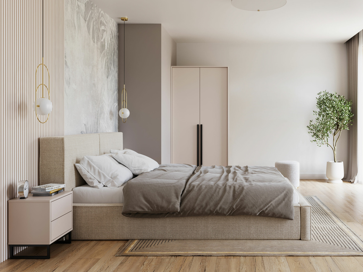 Bedroom set Calcalo 111 (Beige)