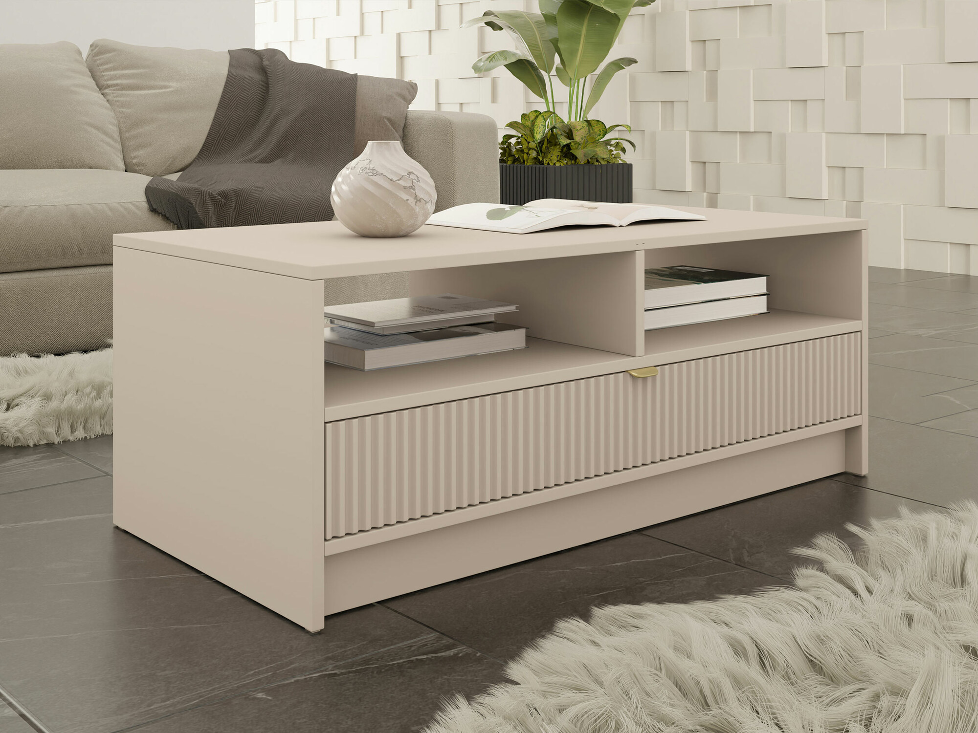 Coffee table Comfivo Papilio (Beige)