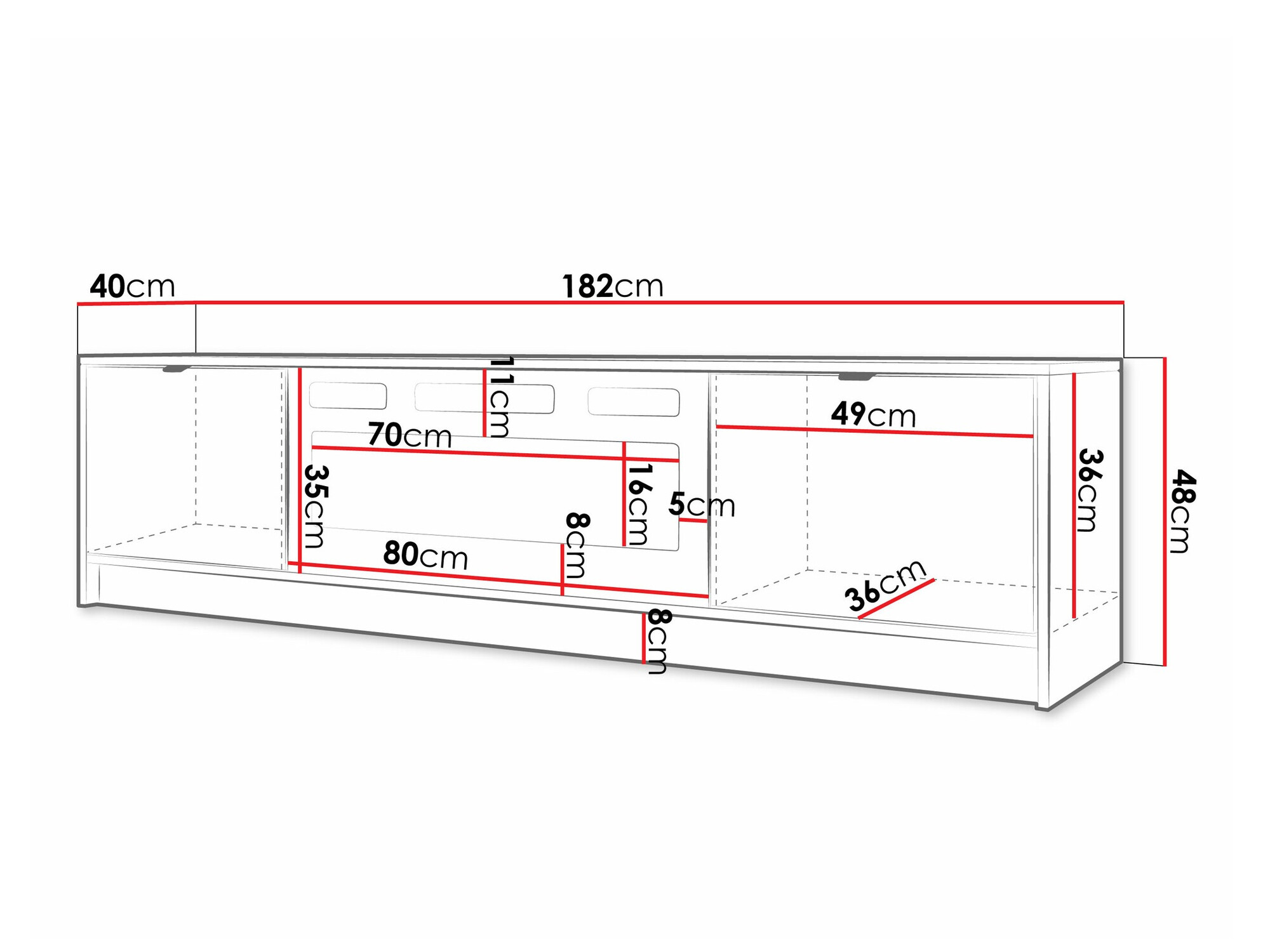 TV stand Comfivo Papilio II (Beige)