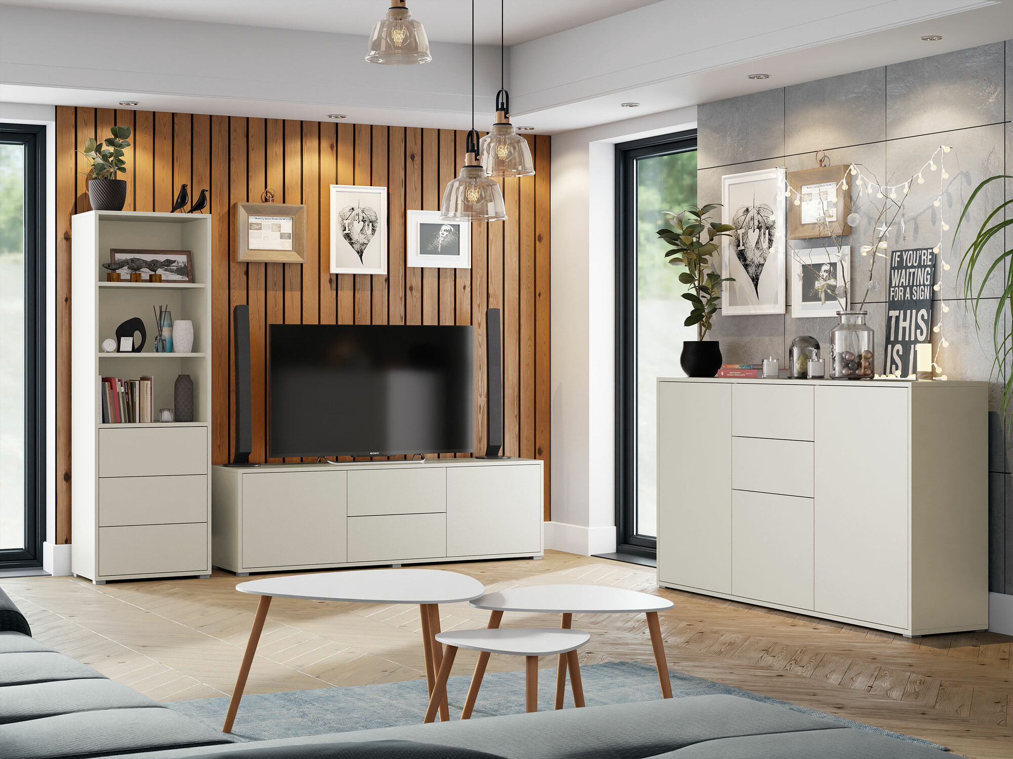 TV stand Comfivo Tutela (Cashmere)