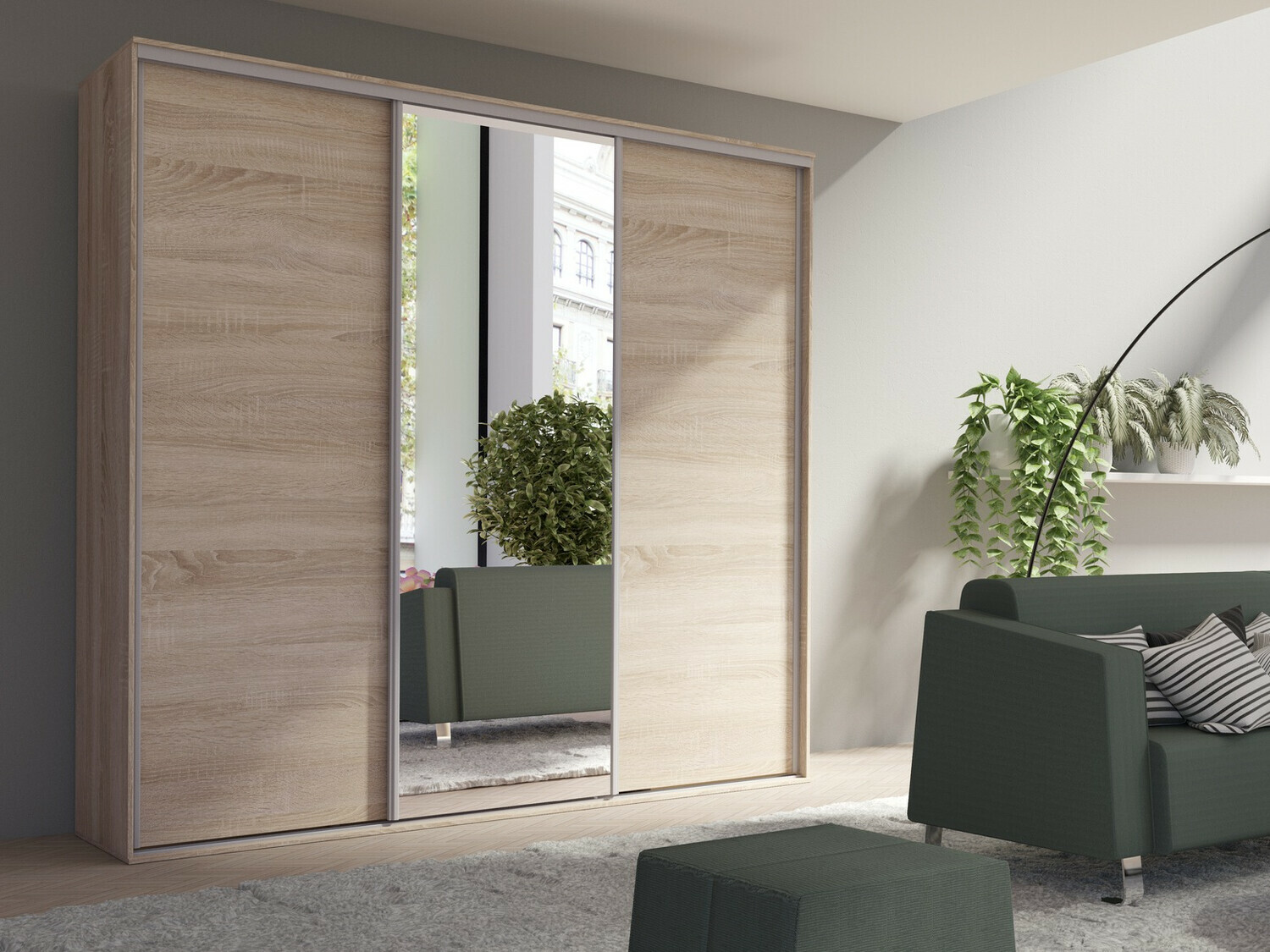 Wardrobe Murrieta 181 (Sonoma oak)