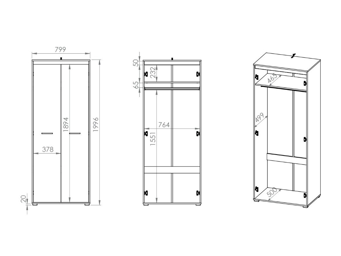 Wardrobe Calvere 101