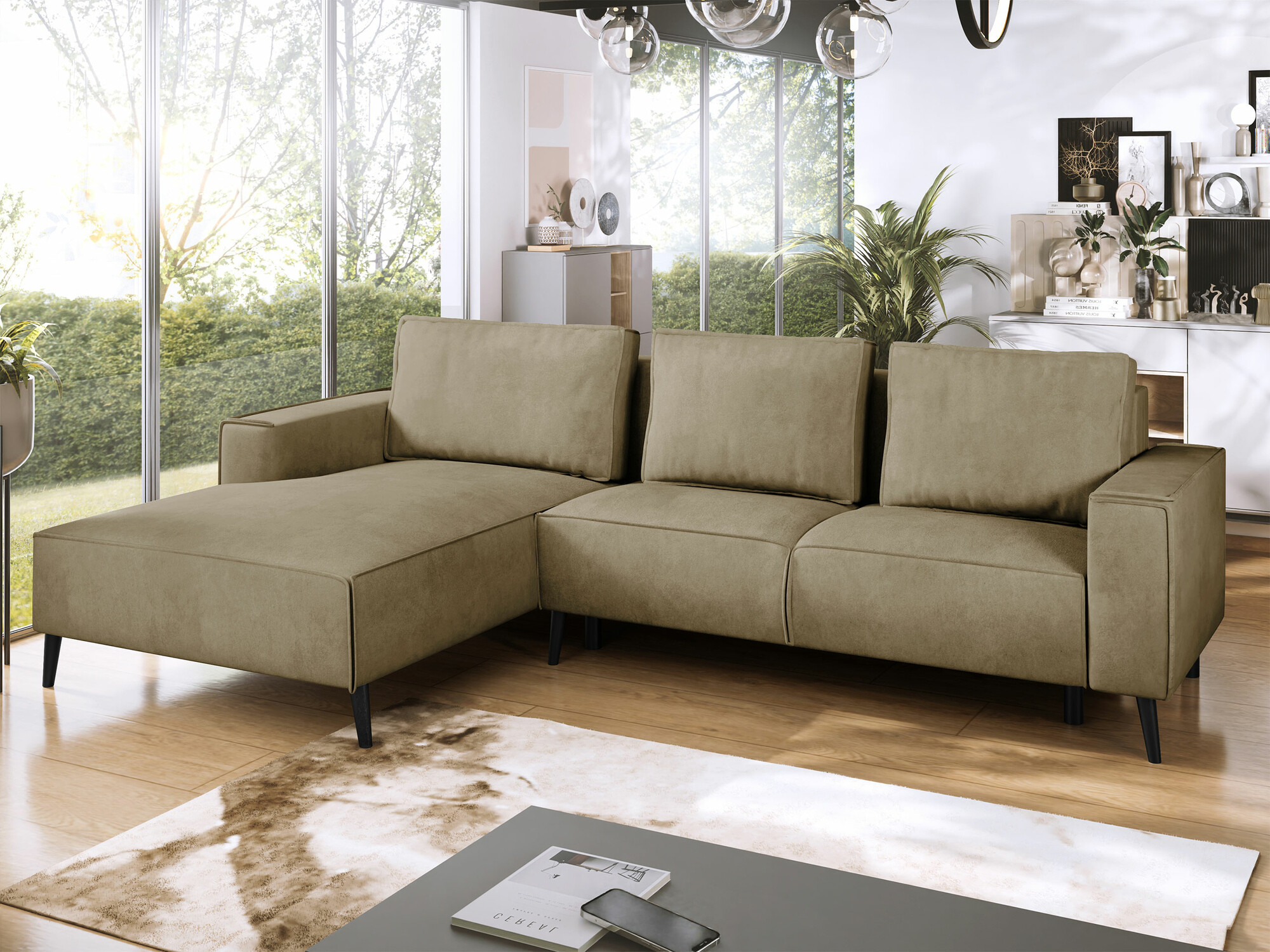 Corner sofa Lincoln 172 (Zetta 291)
