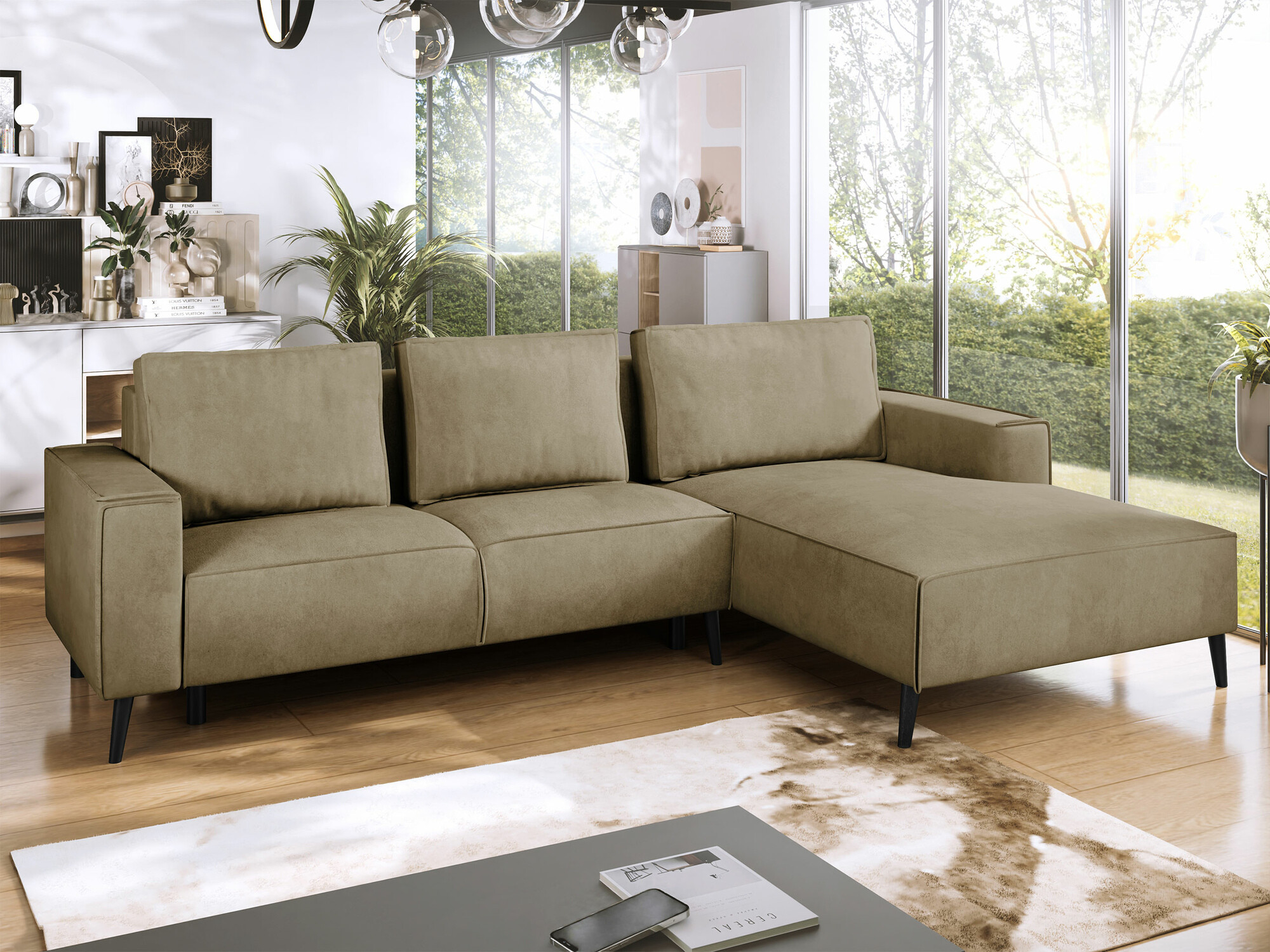 Corner sofa Lincoln 172 (Zetta 291)