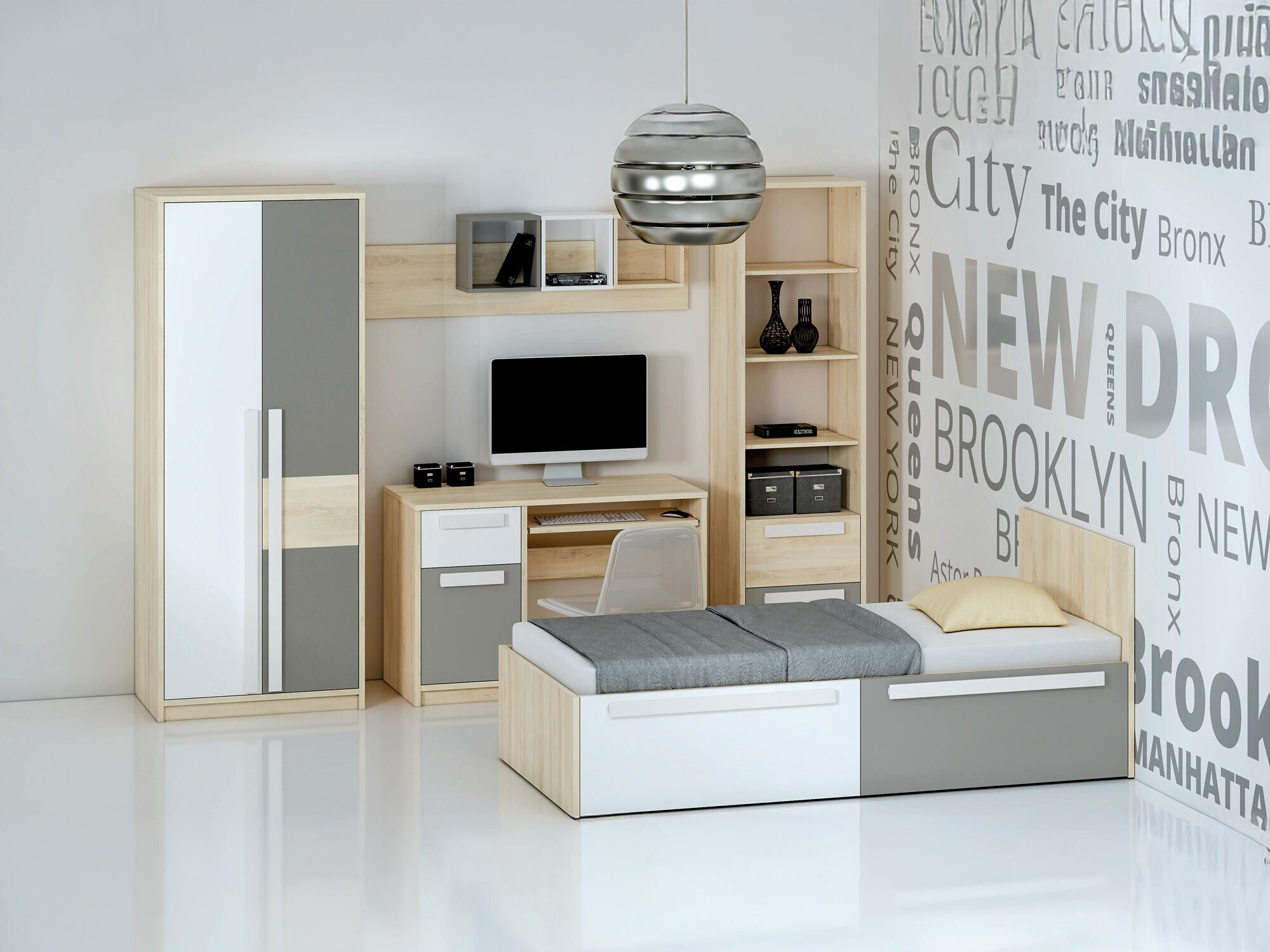 Bookcase Tivruve 105
