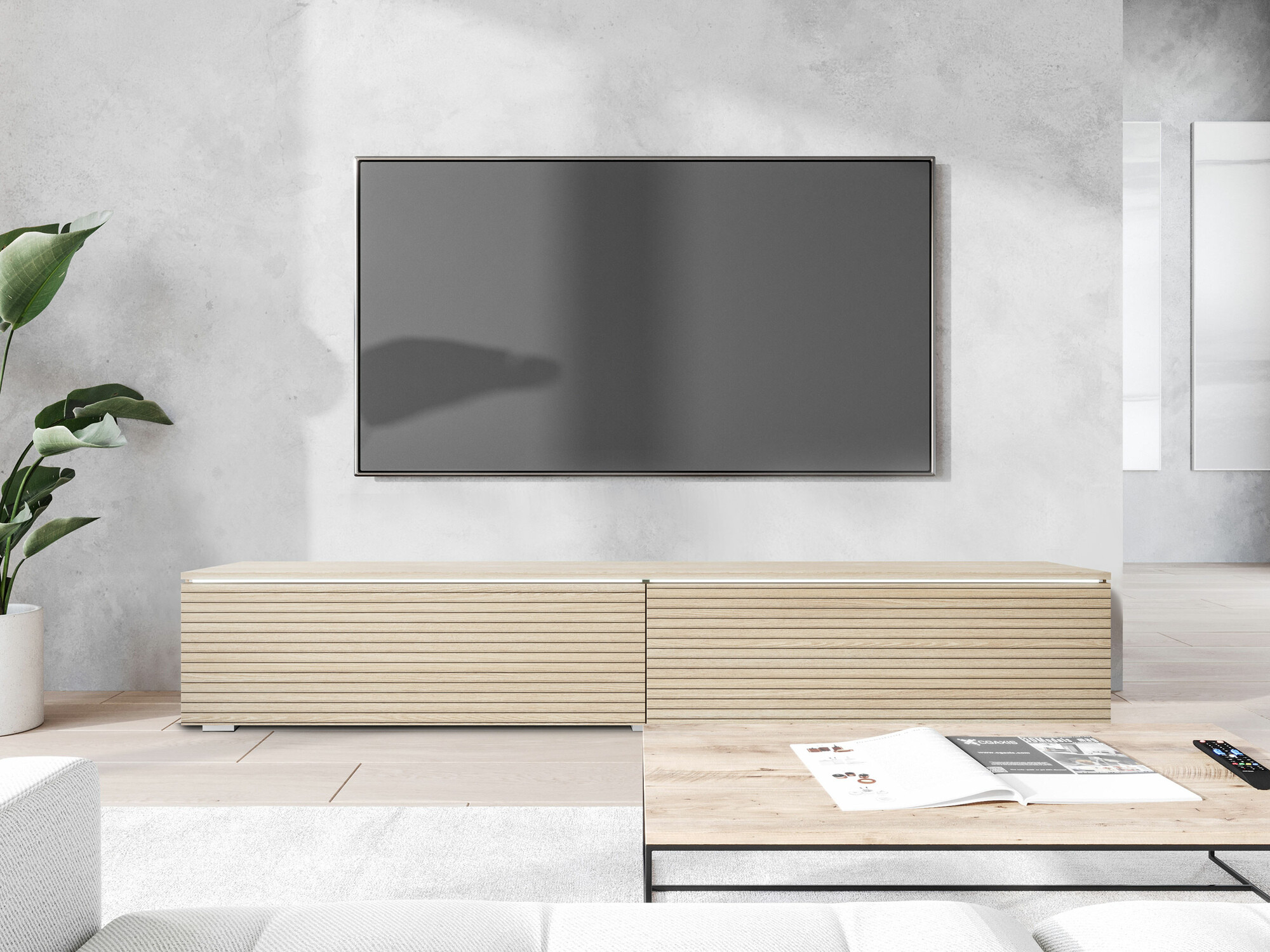 TV stand Scientia I (Oak)
