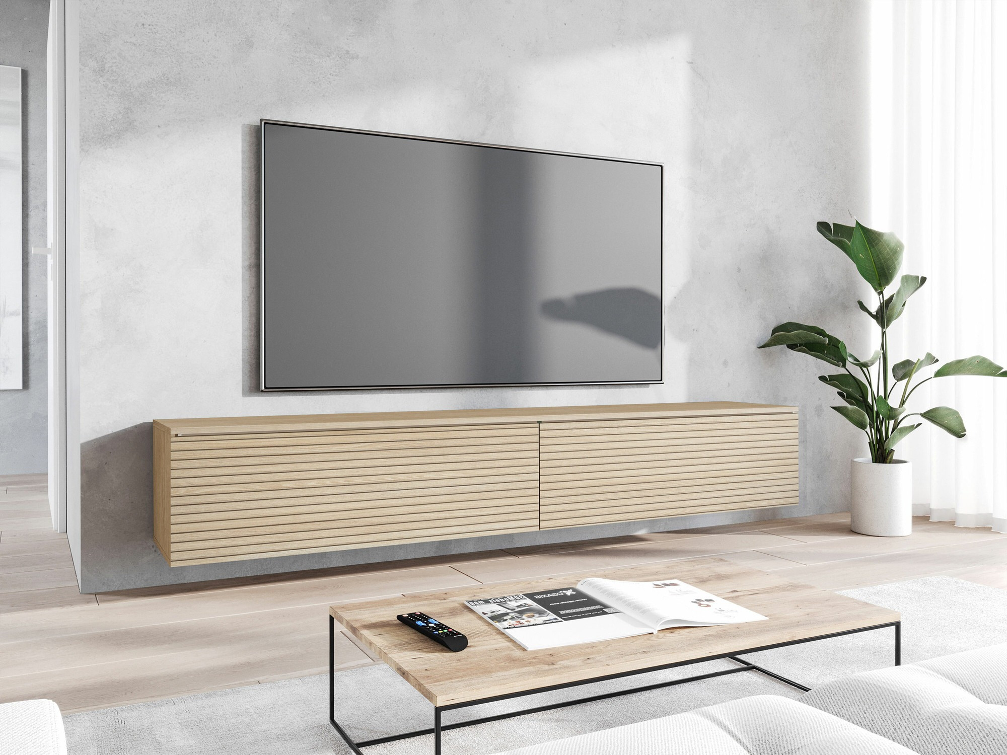TV stand Scientia I (Oak)